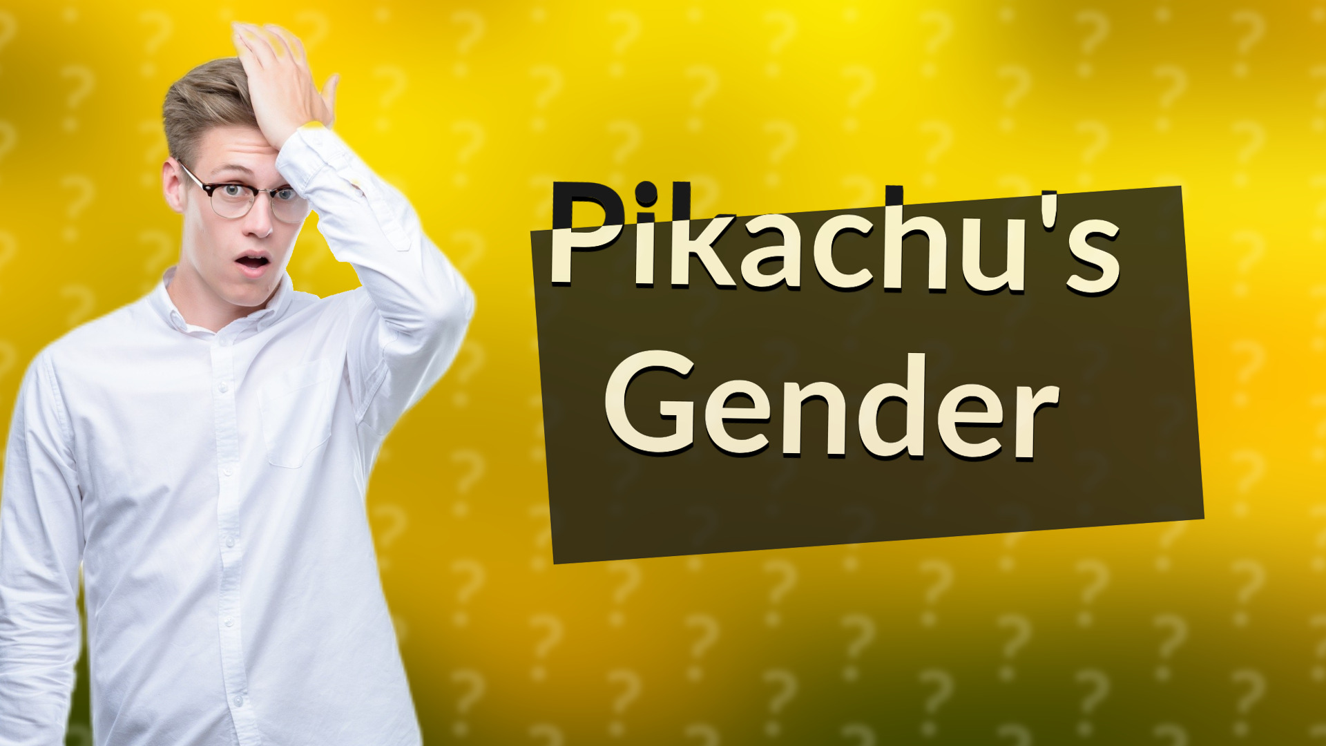 Pikachu's Gender