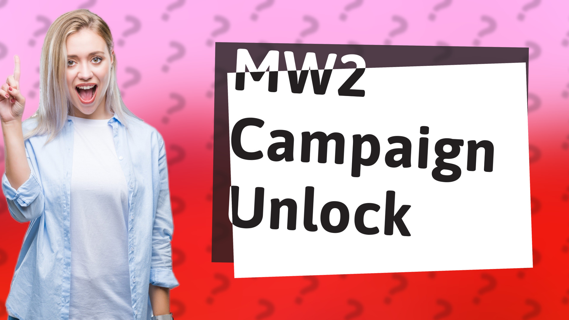 MW2 Campaign Unlock