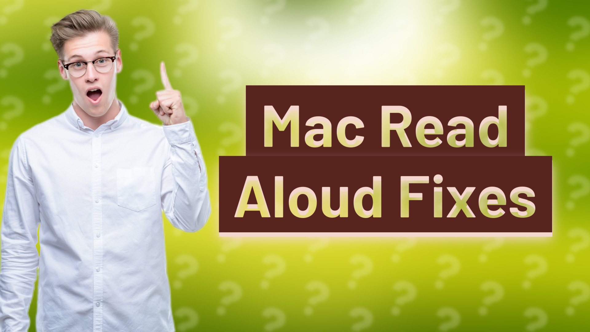 Mac Read Aloud Fixes