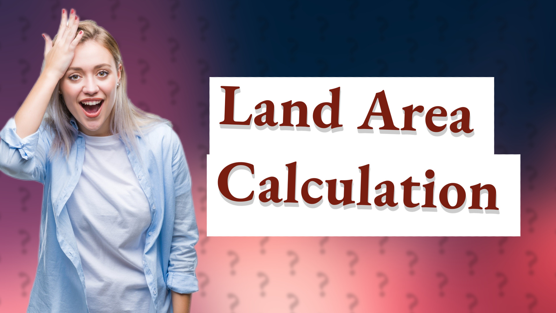 Land Area Calculation
