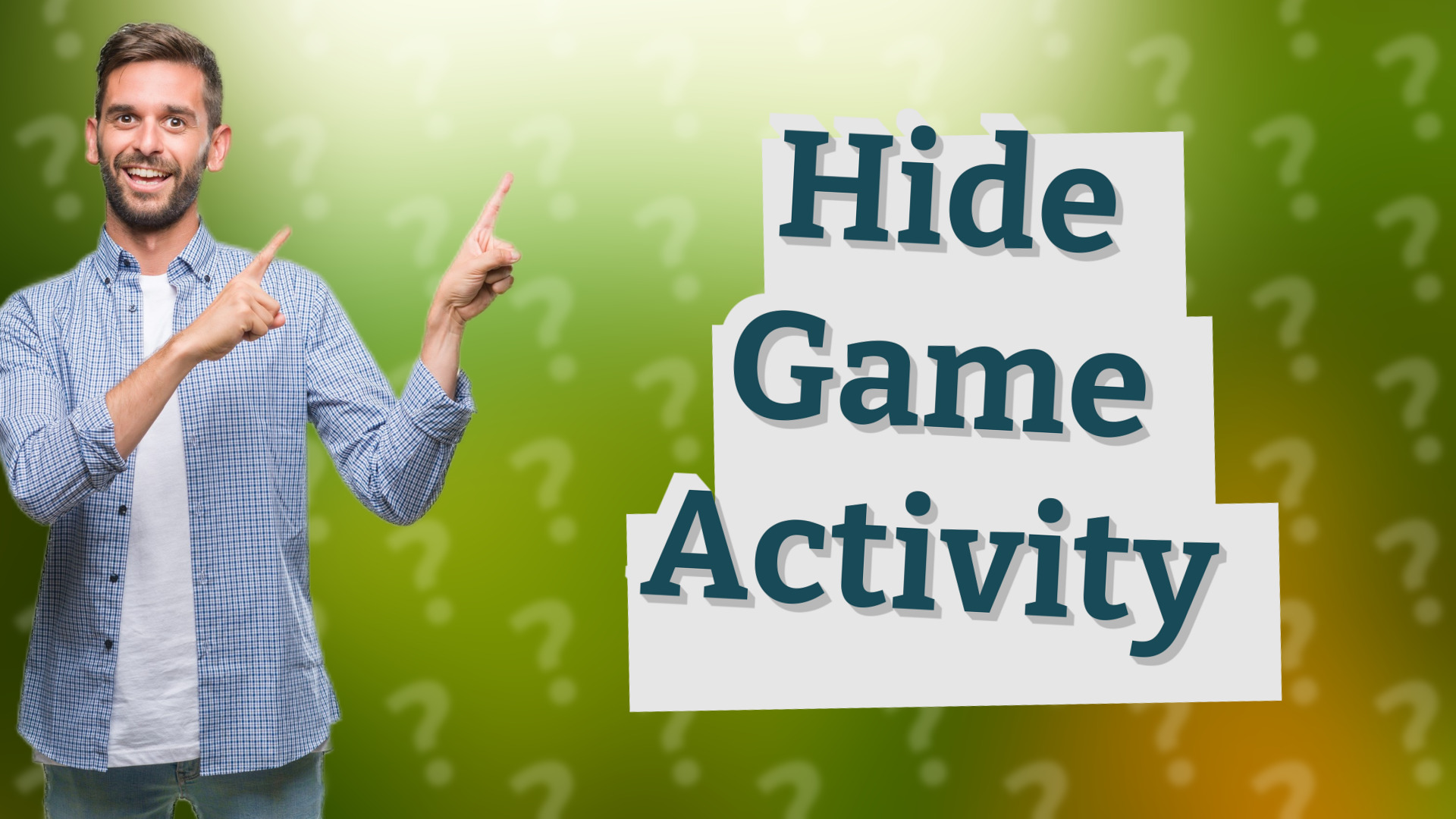 Hide Game Activity