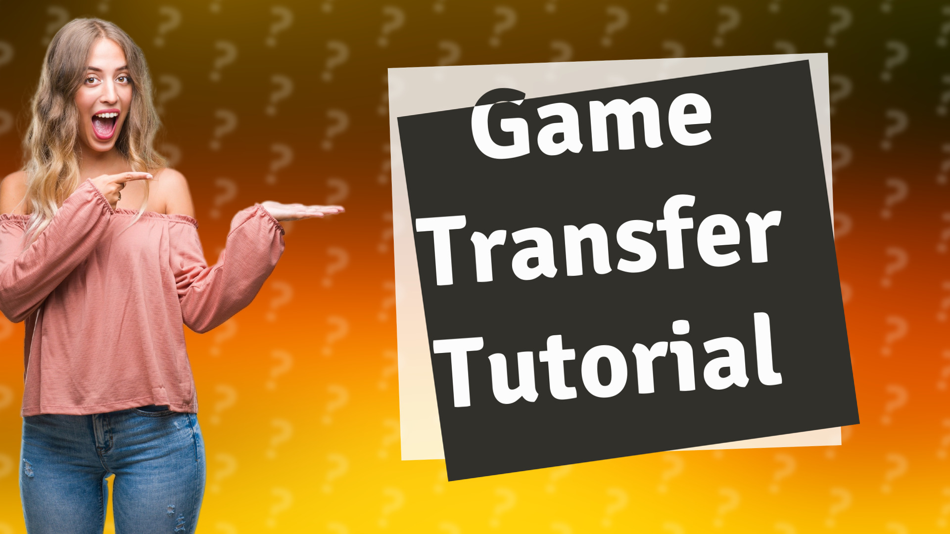 Game Transfer Tutorial