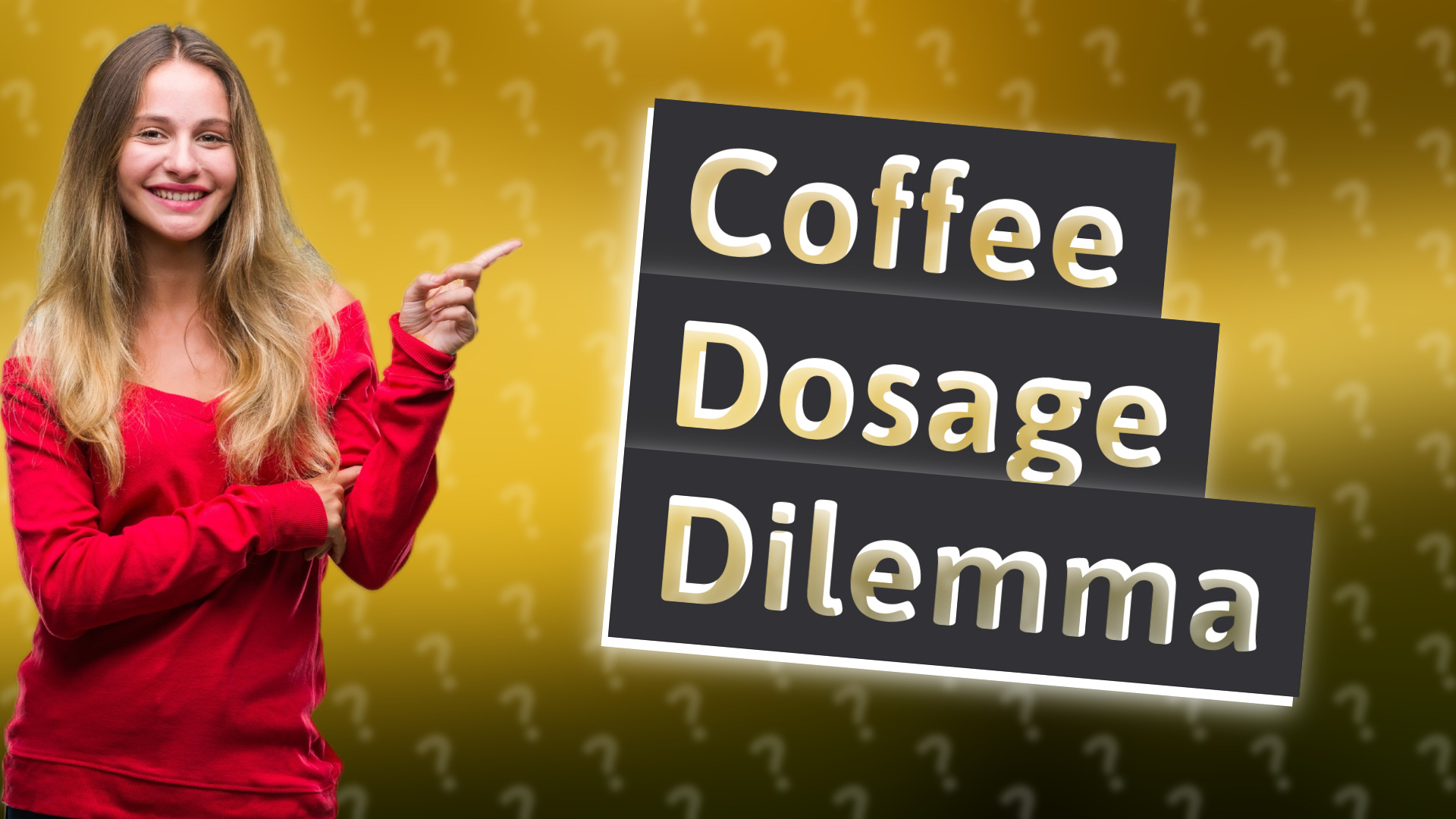 Coffee Dosage Dilemma