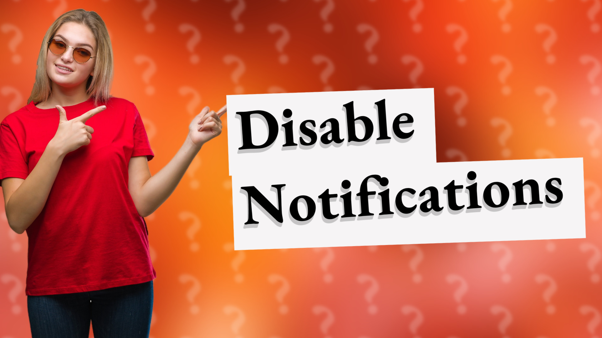Disable Notifications