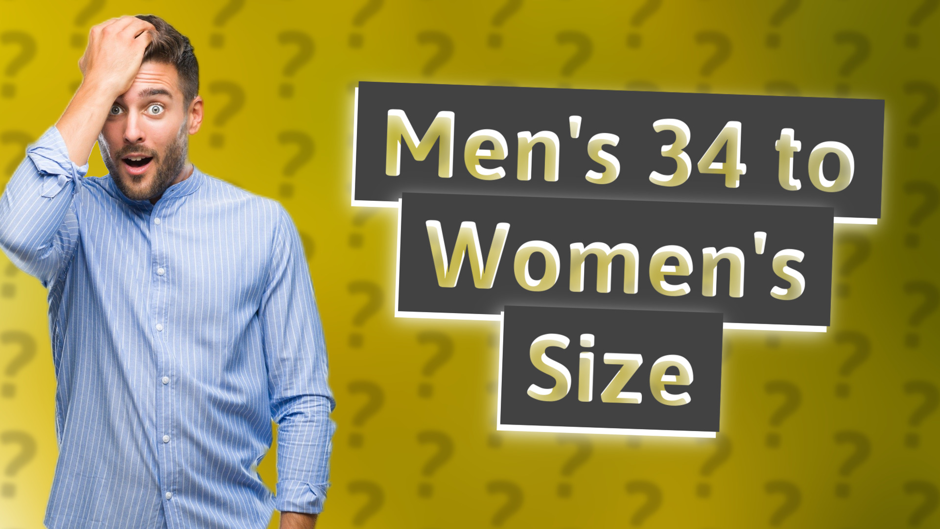 Men's 34 to Women's Size
