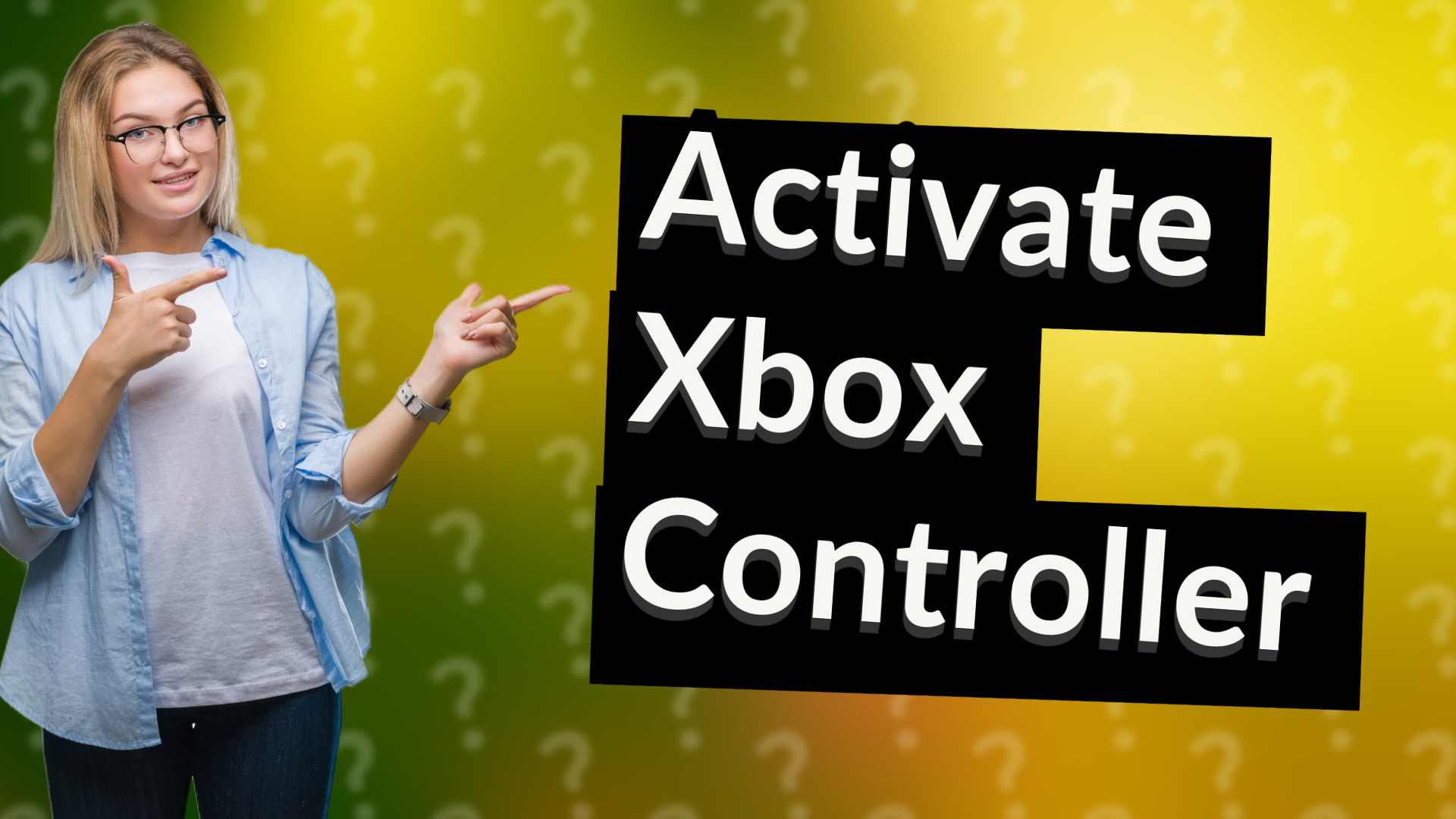 Activate Xbox Controller