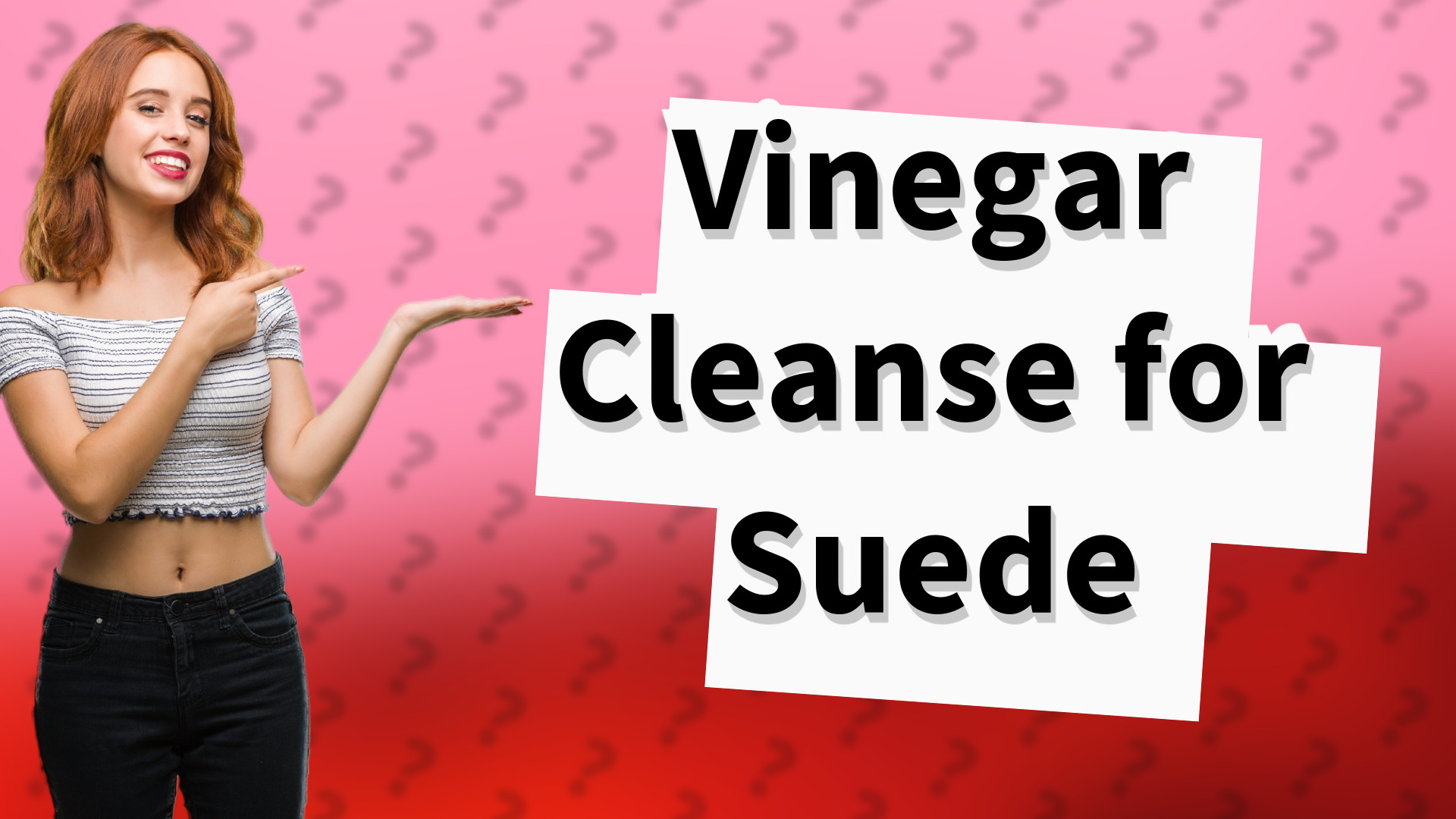 Vinegar Cleanse for Suede