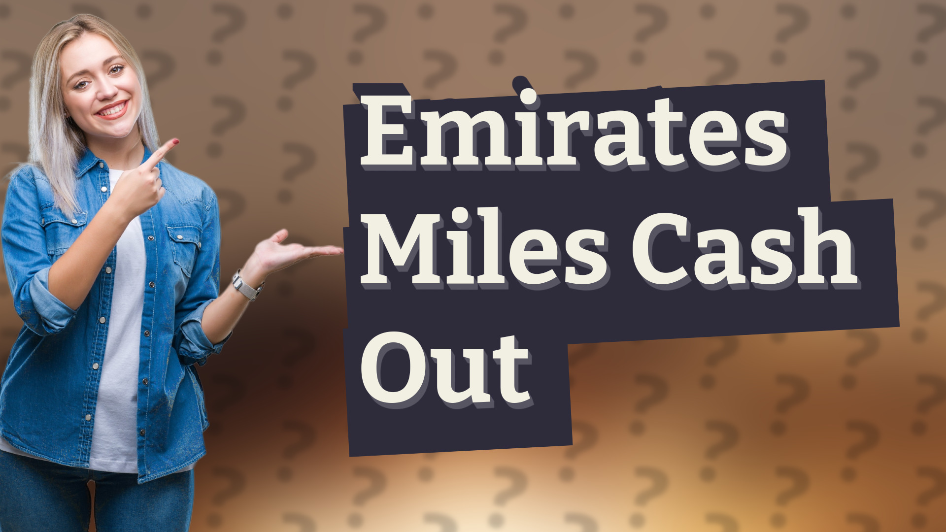 Emirates Miles Cash Out