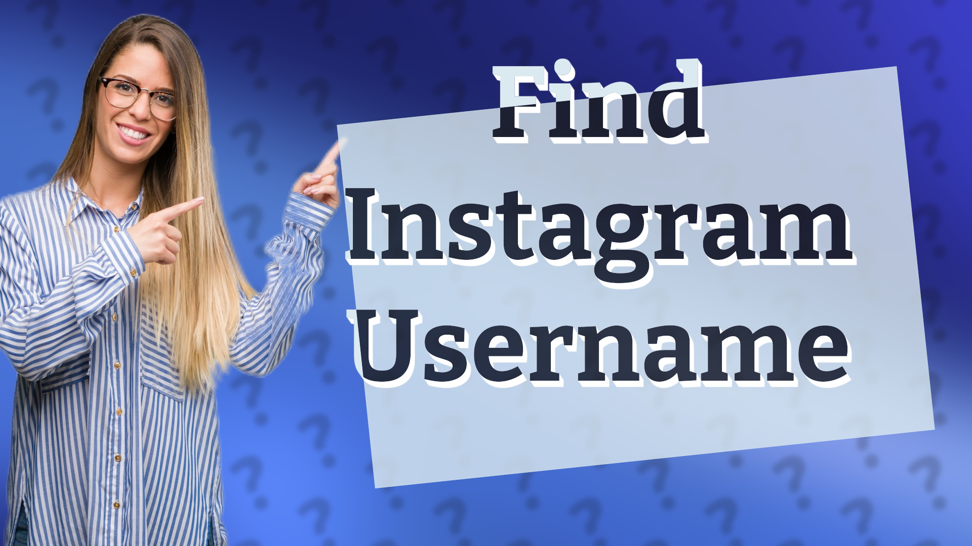 Find Instagram Username