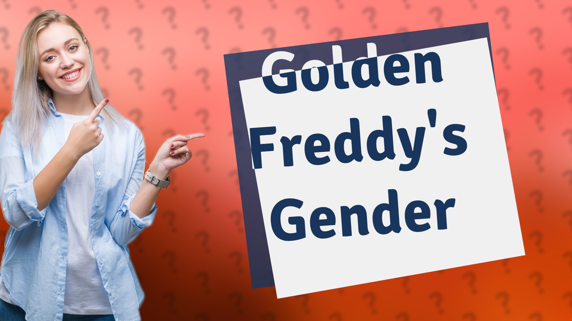 Golden Freddy's Gender