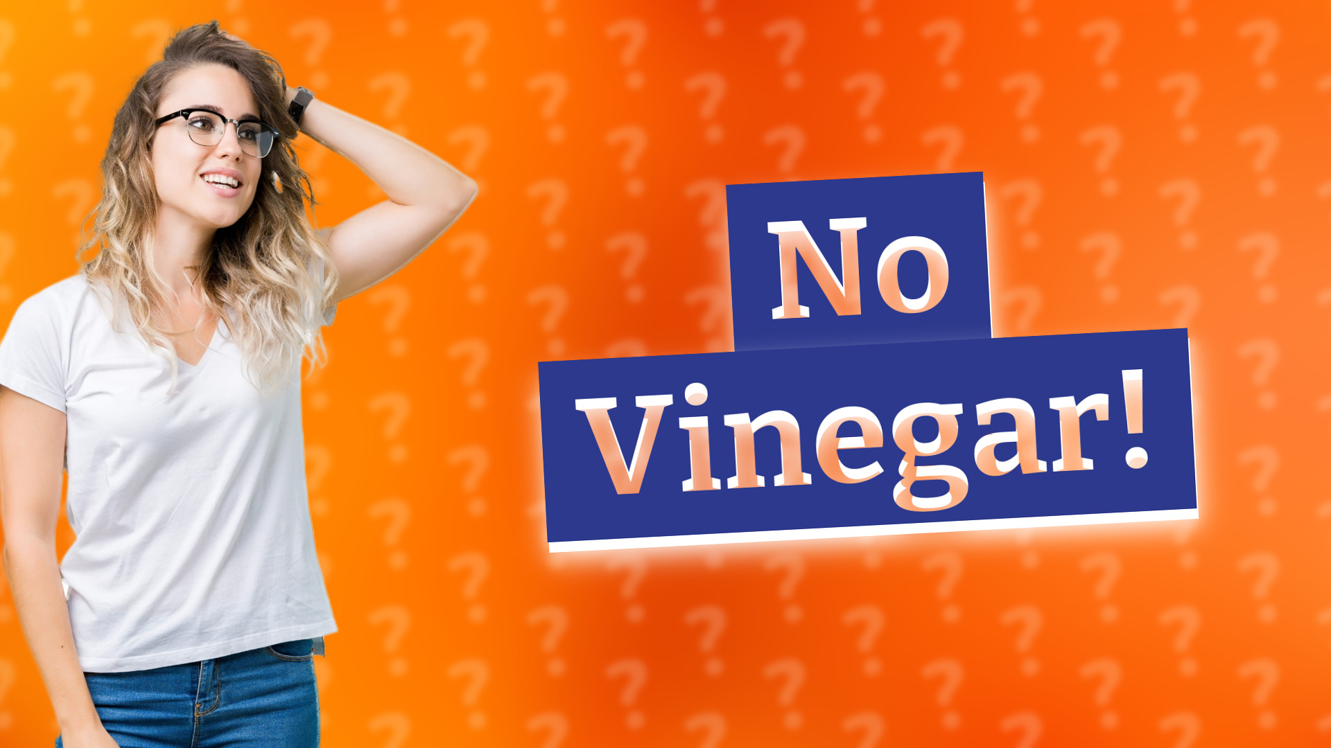No Vinegar!