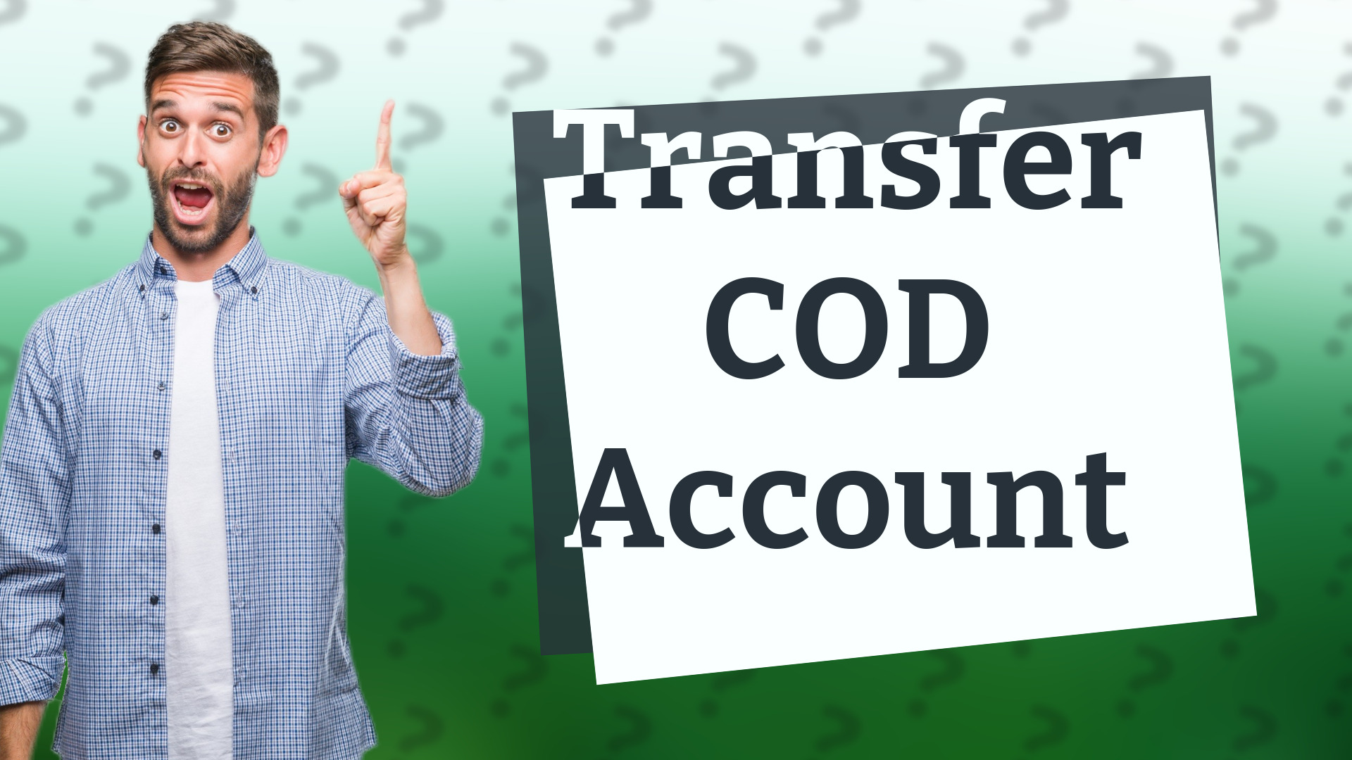 Transfer COD Account