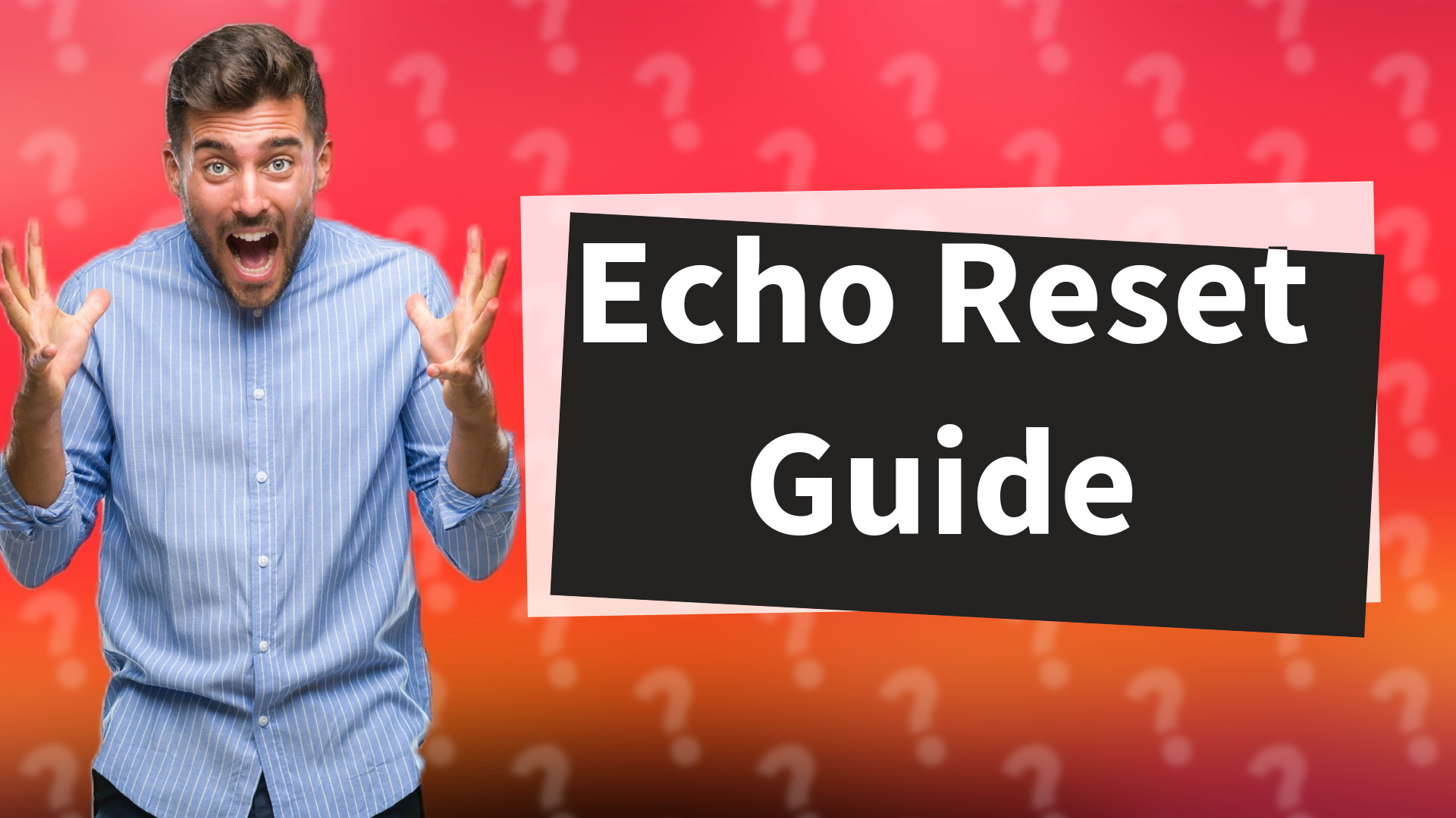 Echo Reset Guide