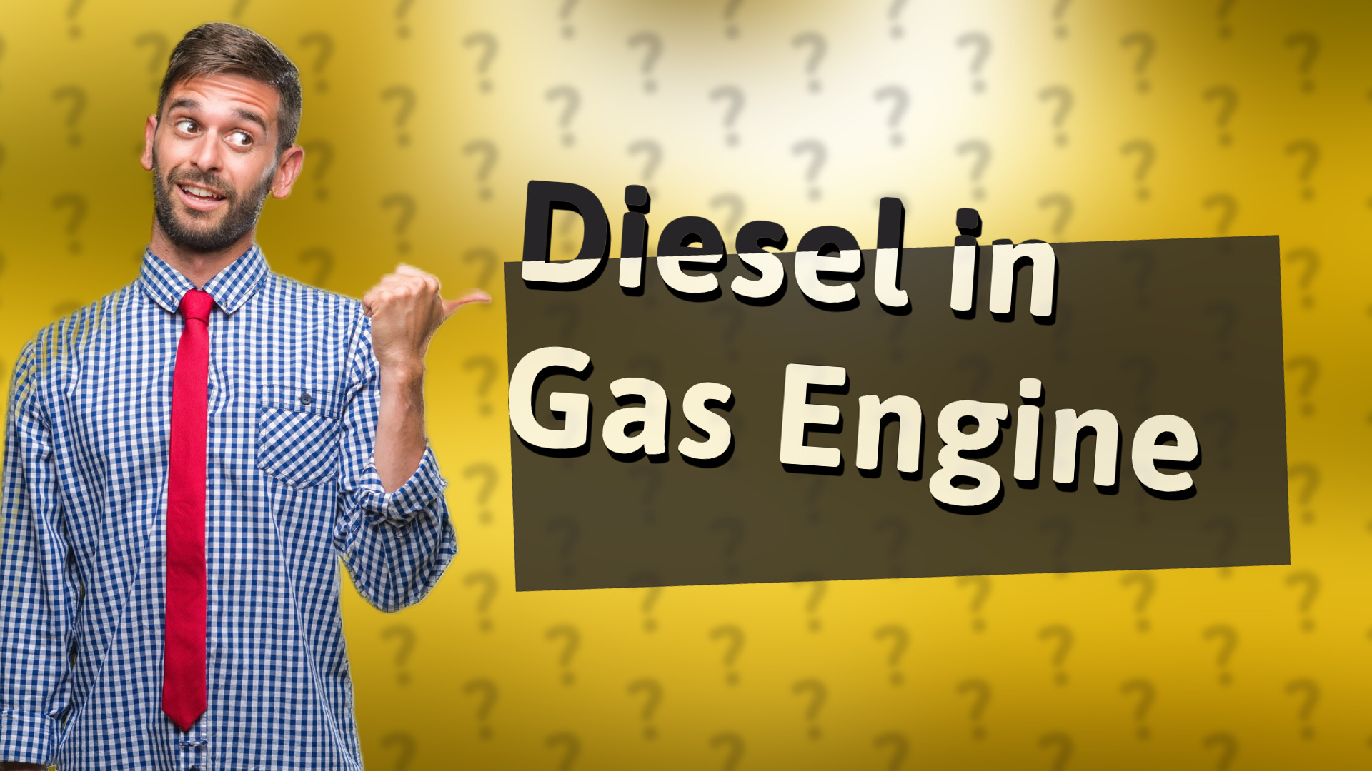 Diesel in Gas Engine
