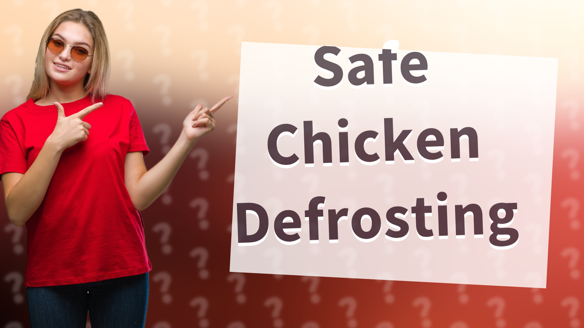 Safe Chicken Defrosting