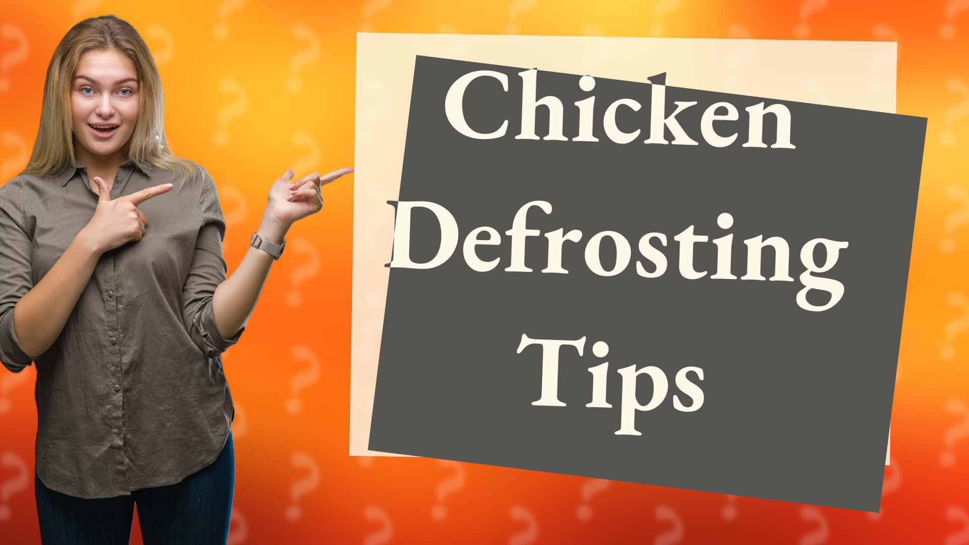 Chicken Defrosting Tips