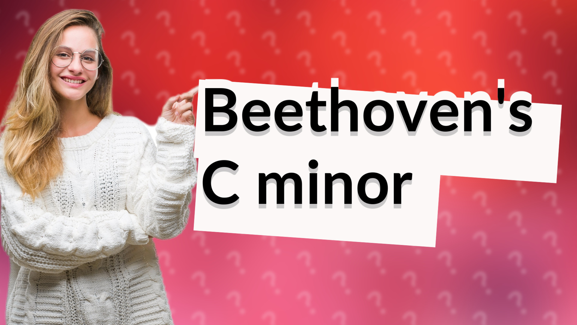 Beethoven's C minor