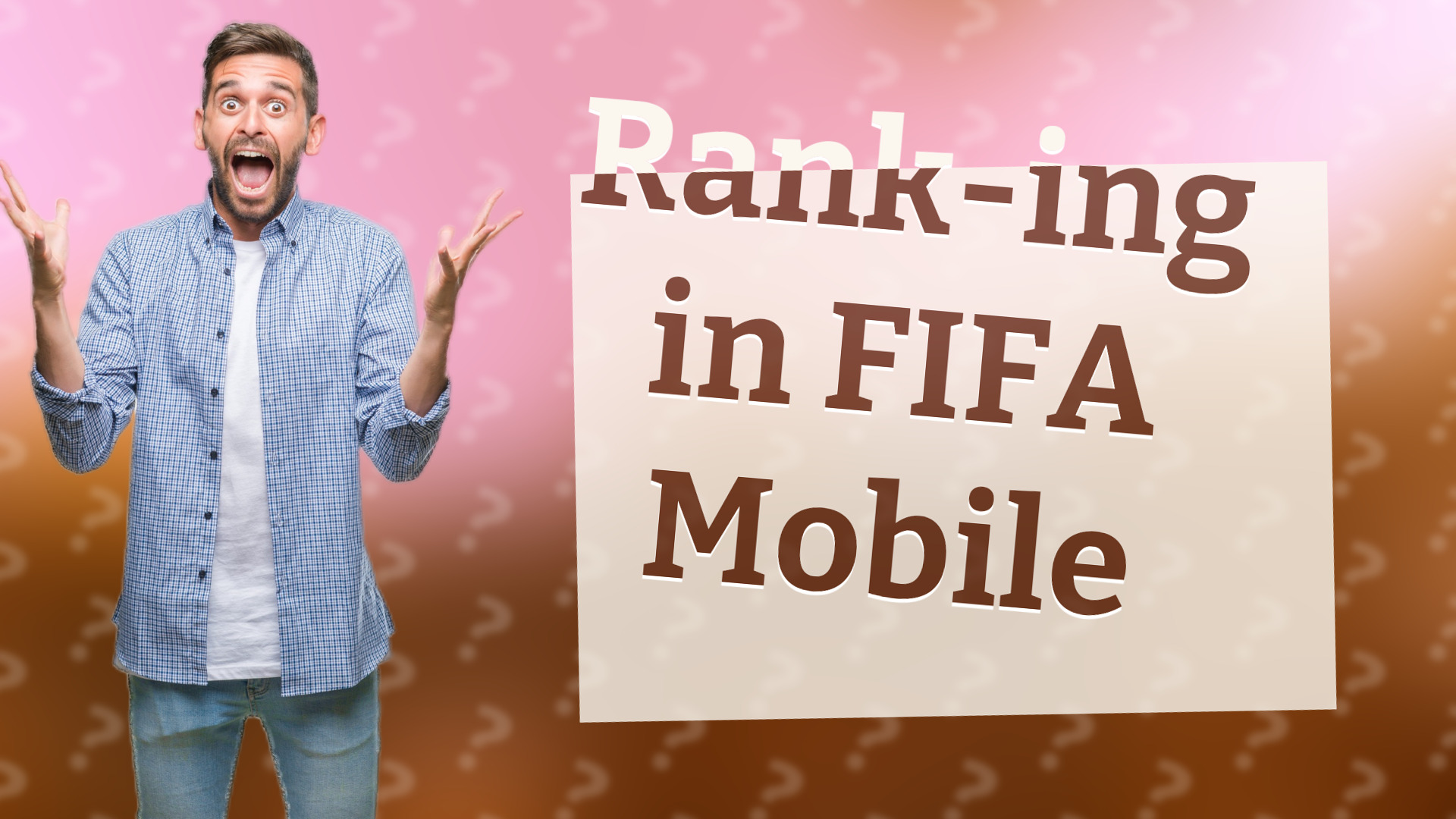 Rank-ing in FIFA Mobile
