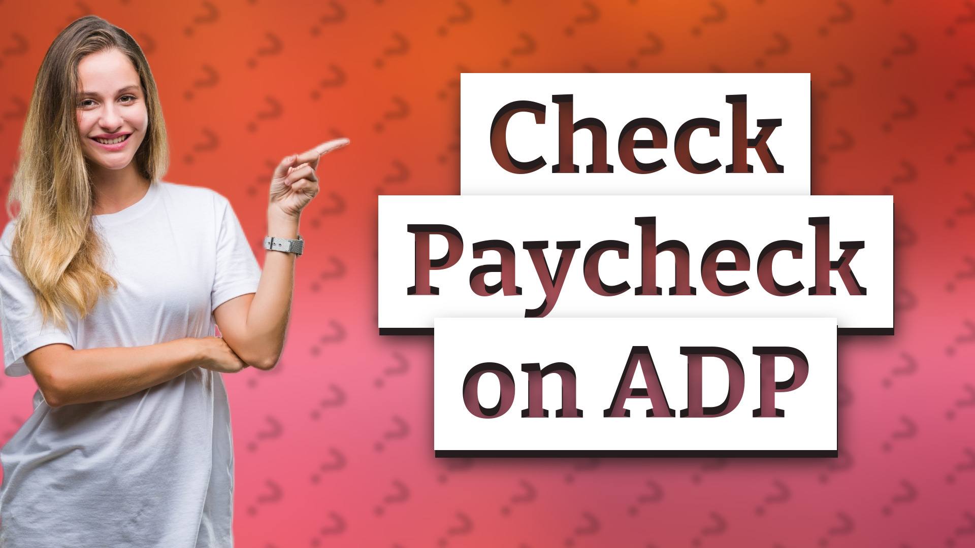 Check Paycheck on ADP