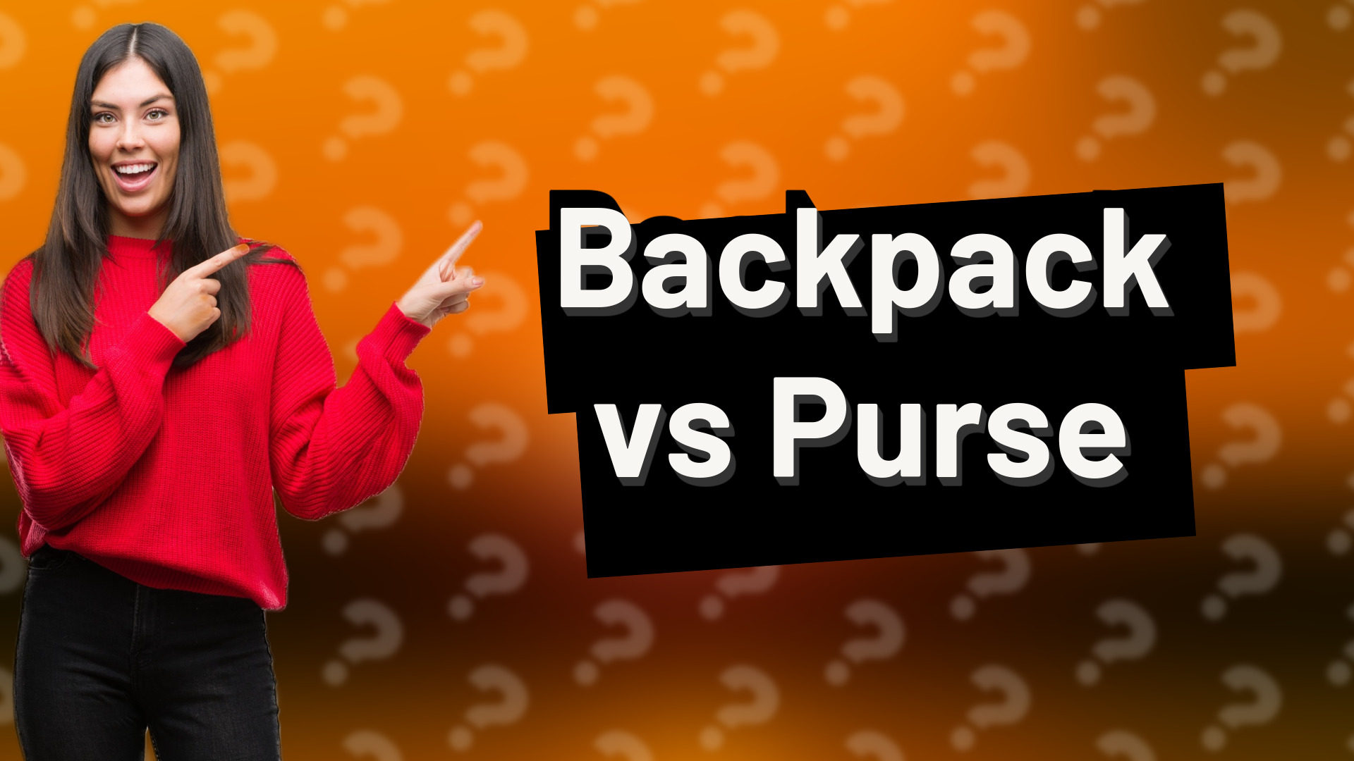 Backpack vs Purse