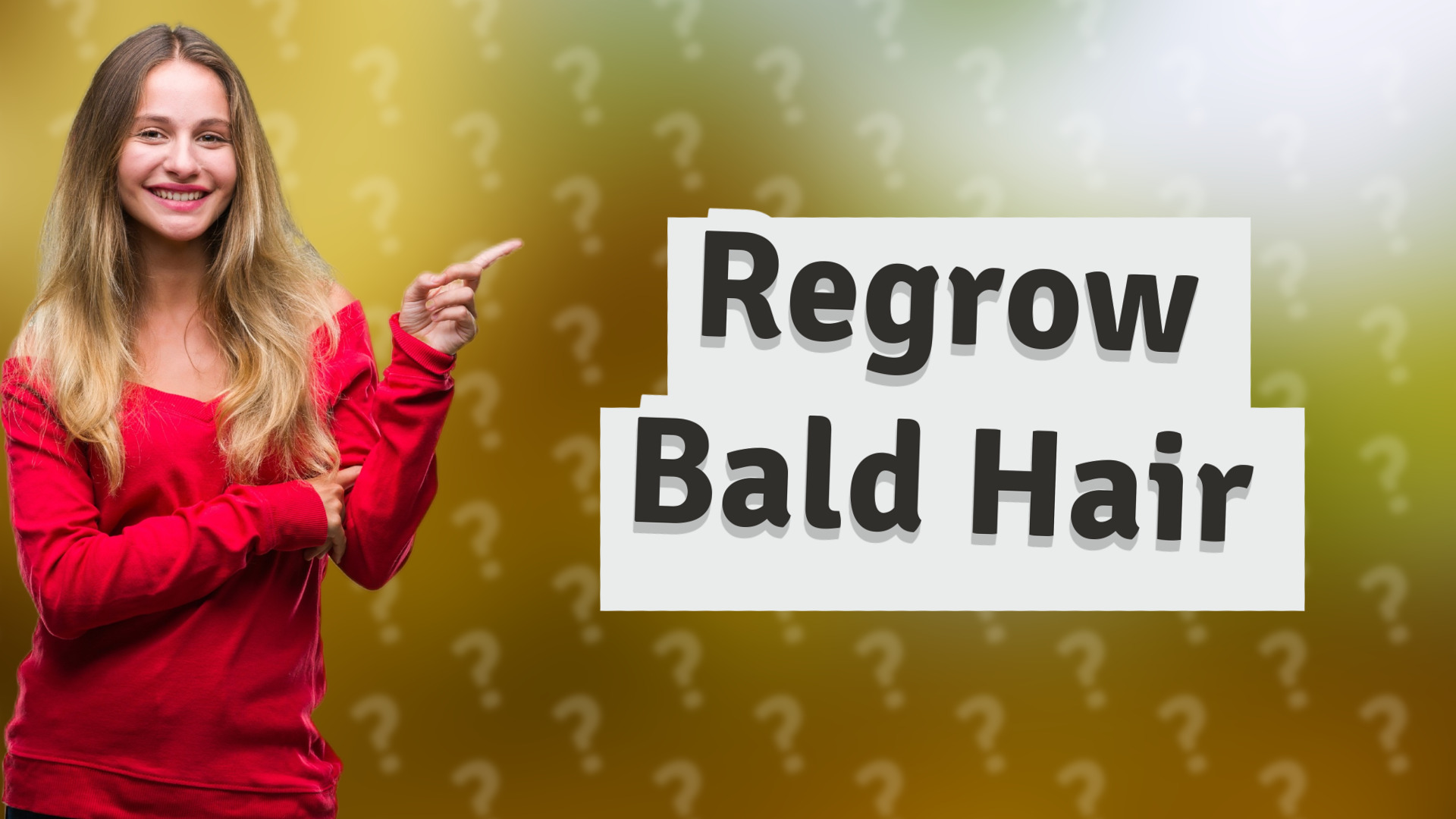 Regrow Bald Hair
