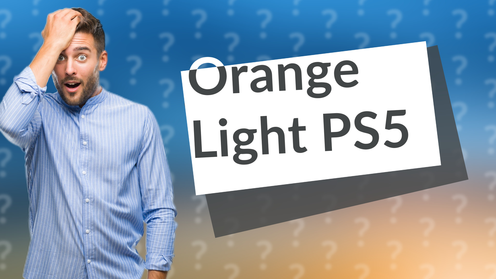 Orange Light PS5