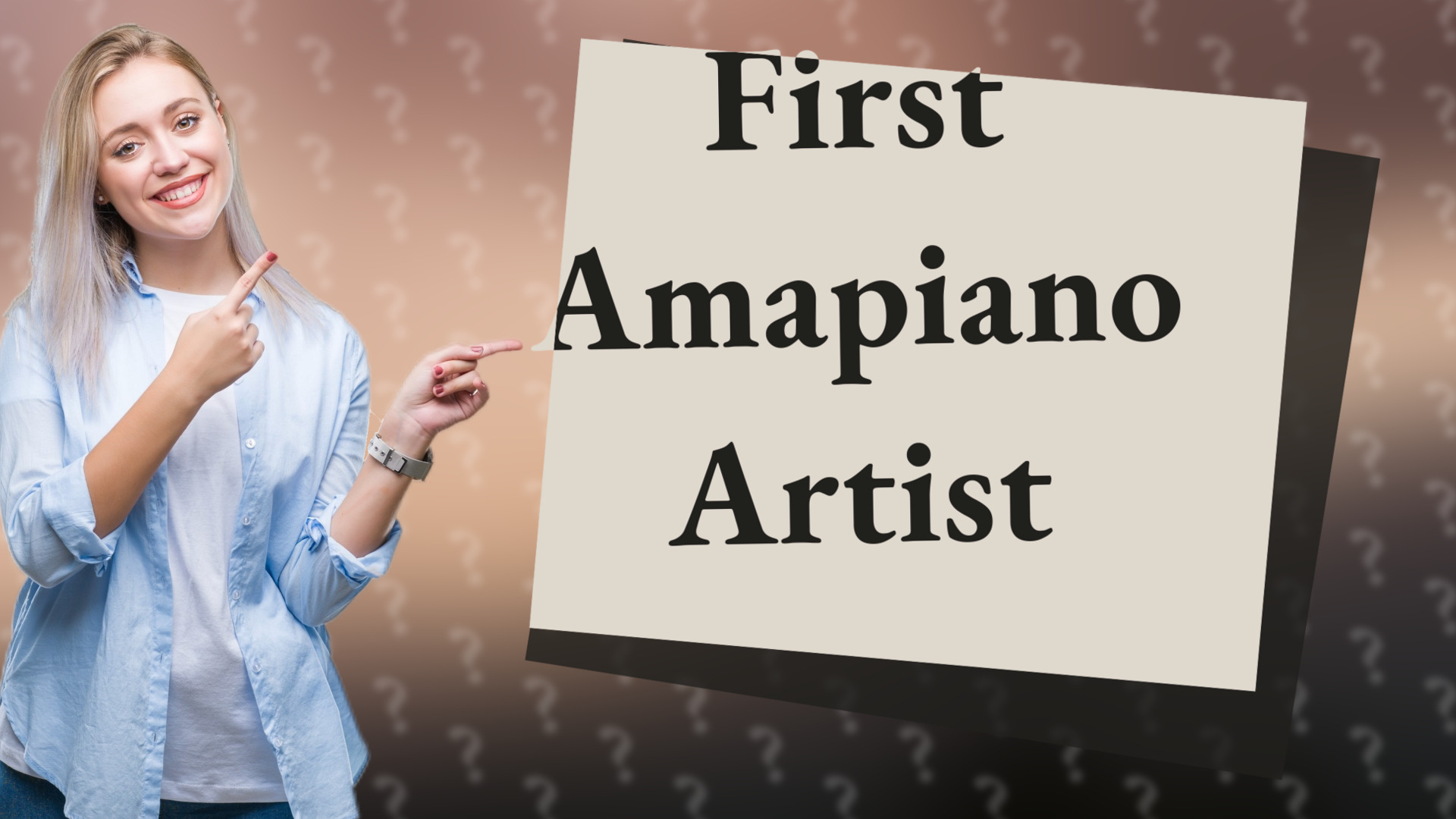 First Amapiano Artist