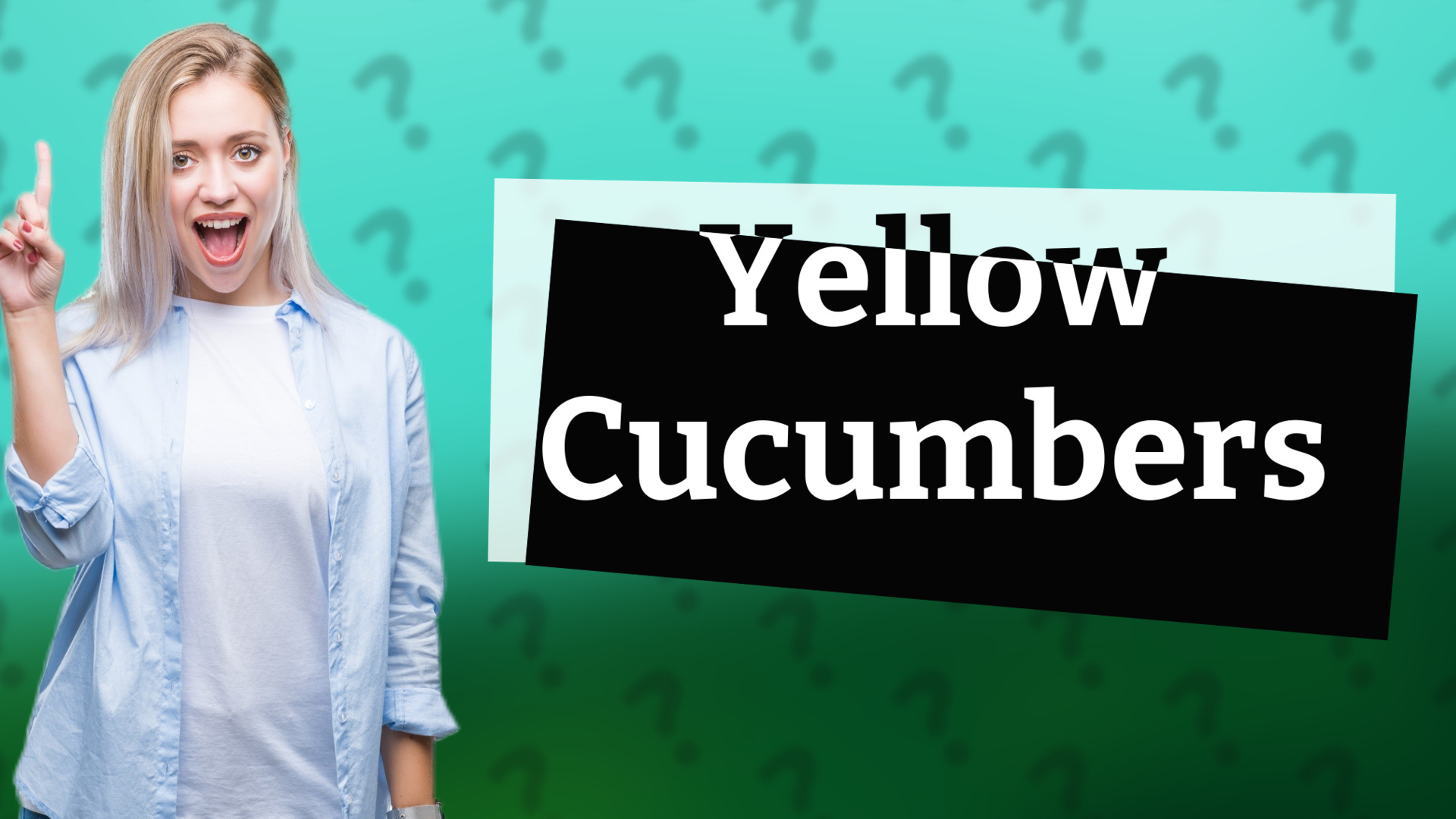 Yellow Cucumbers