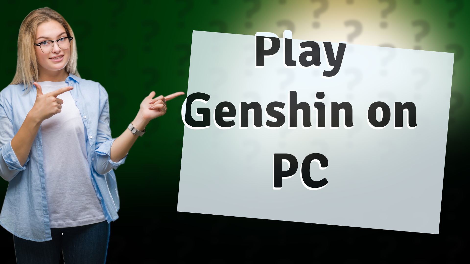 Play Genshin on PC