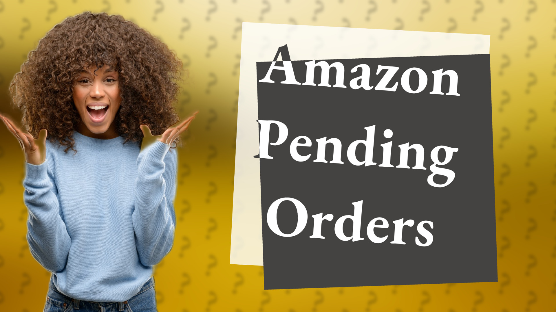 Amazon Pending Orders