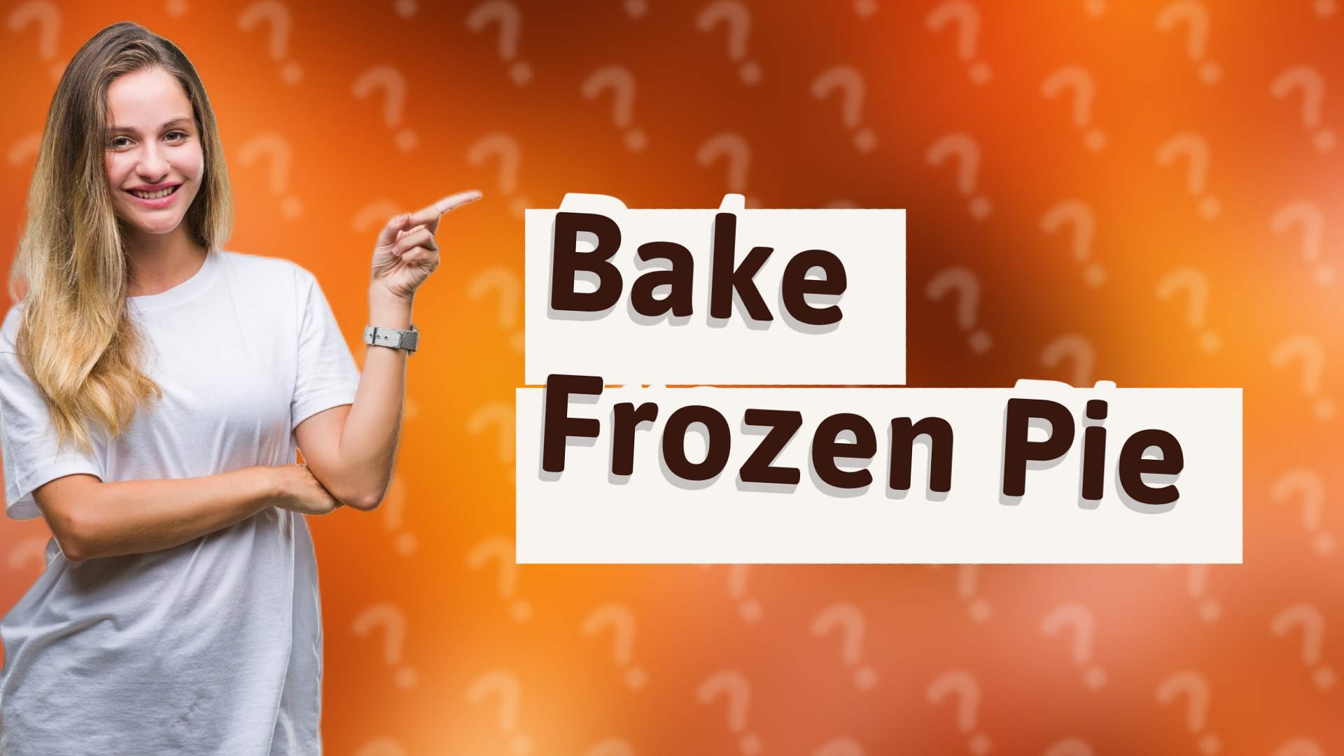 Bake Frozen Pie