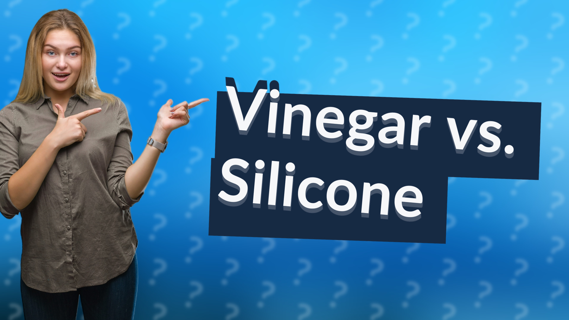 Vinegar vs. Silicone