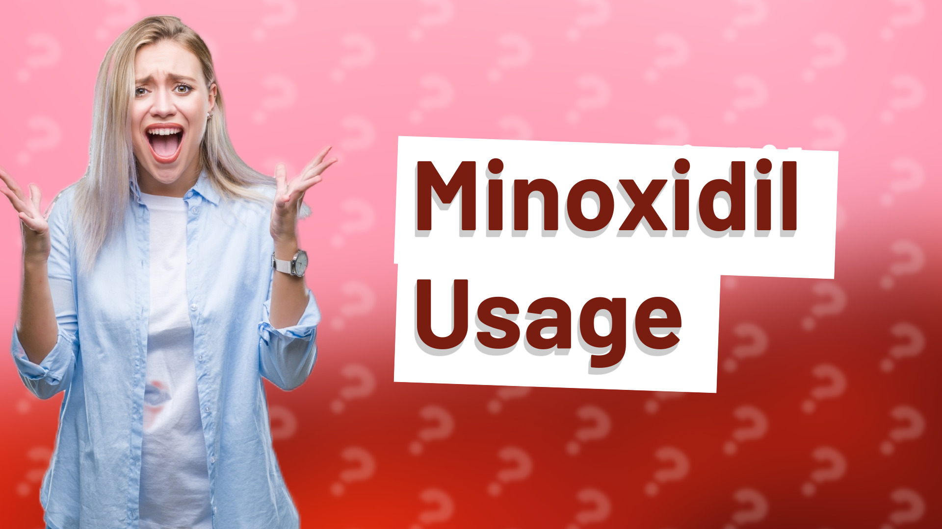 Minoxidil Usage