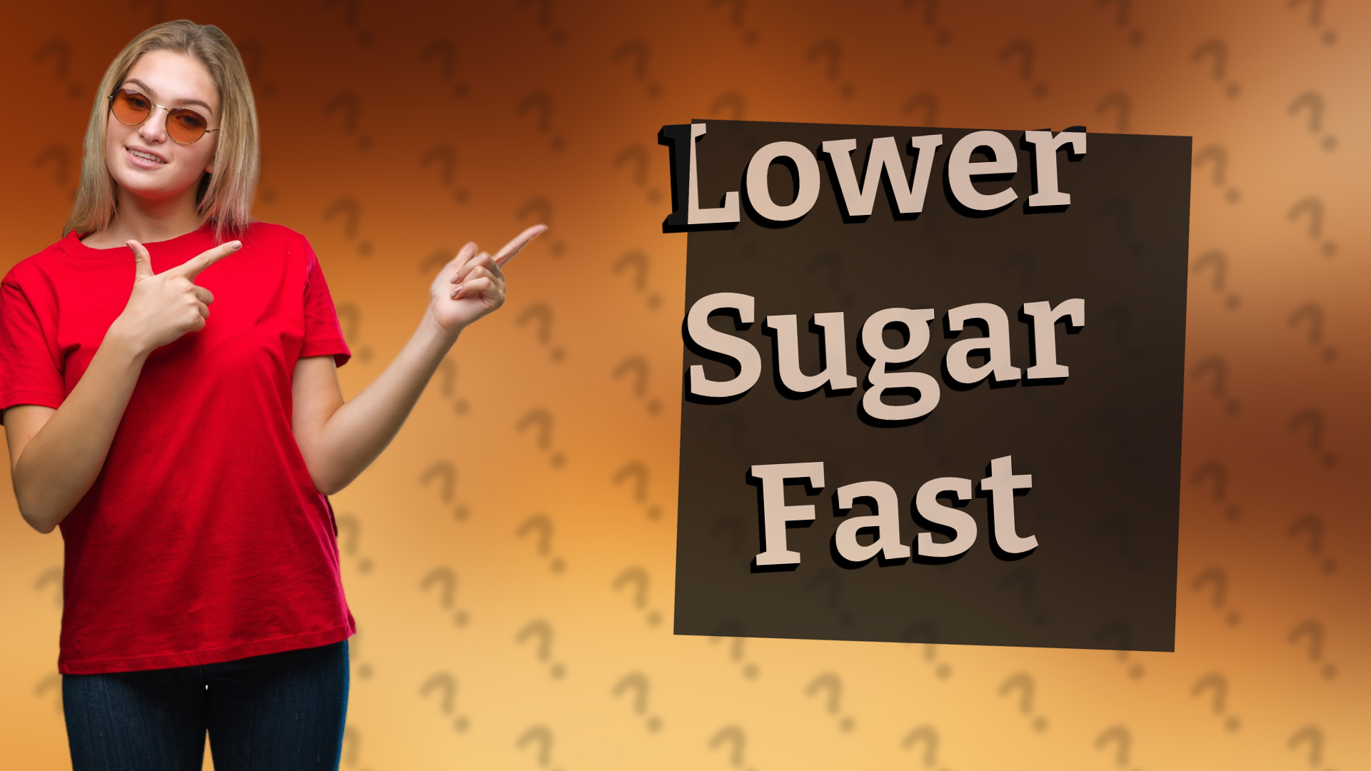 Lower Sugar Fast