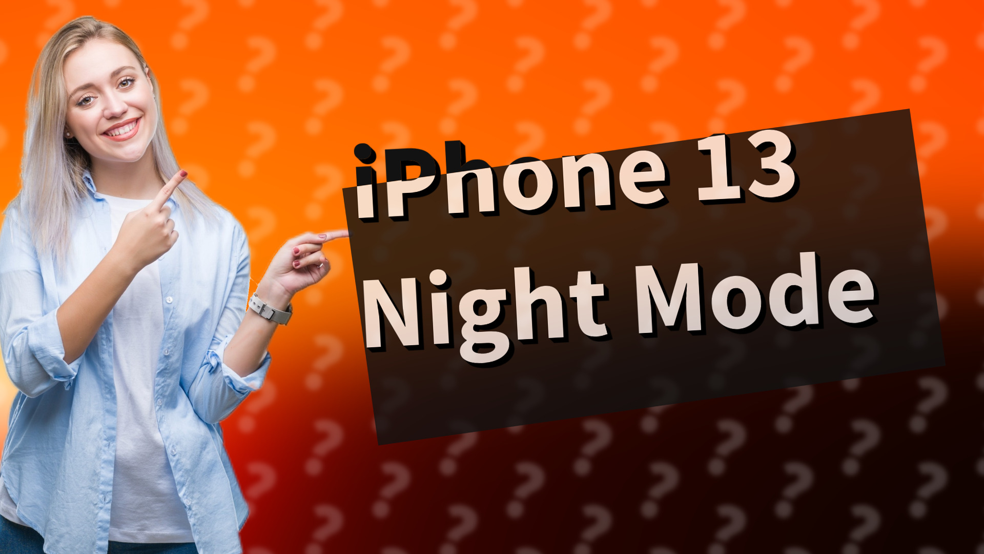 iPhone 13 Night Mode