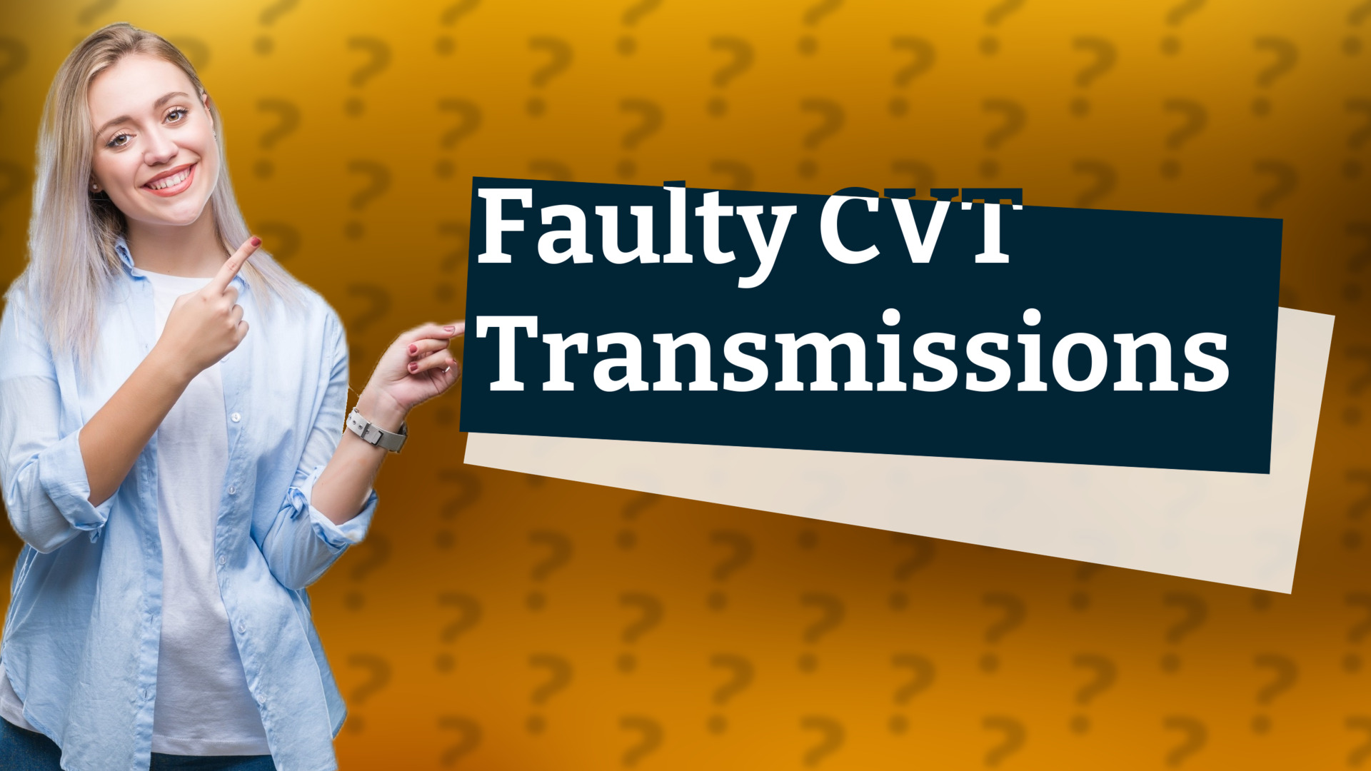 Faulty CVT Transmissions
