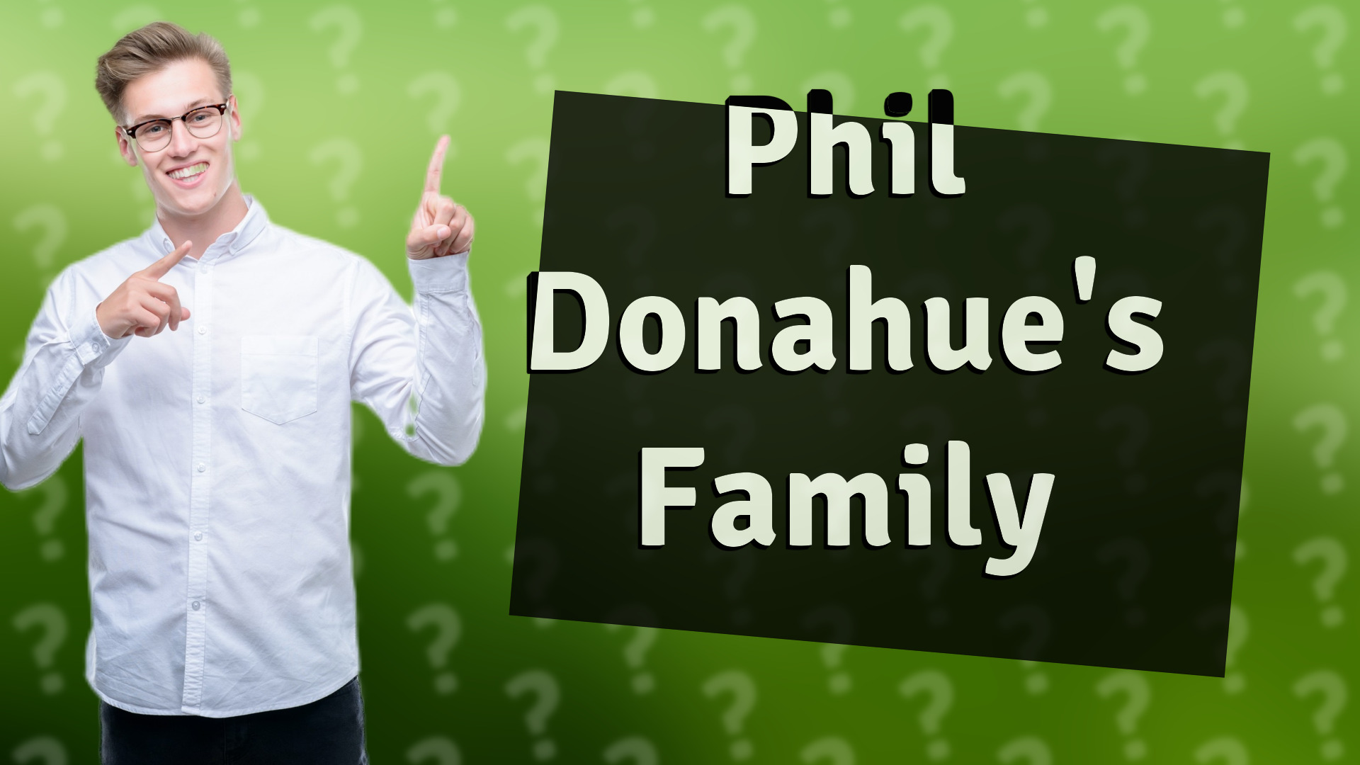 Phil Donahue's Family