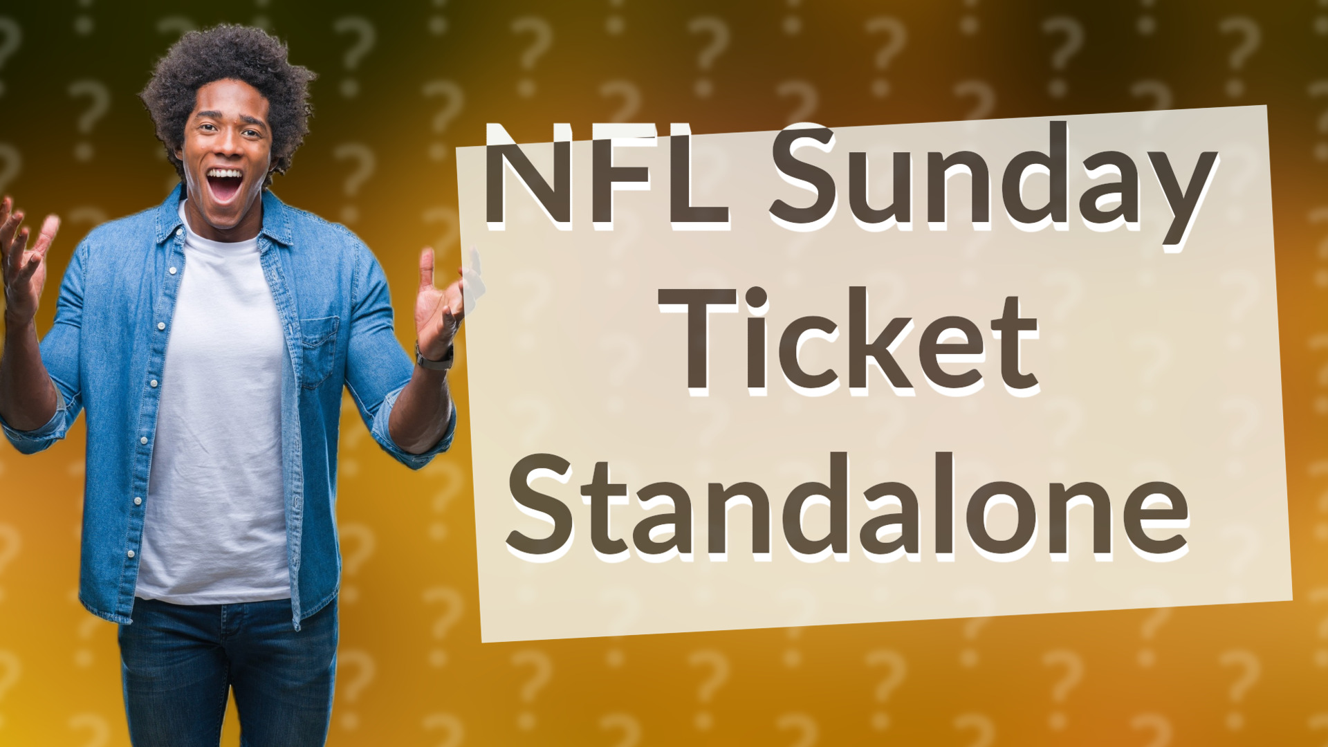 NFL Sunday Ticket Standalone