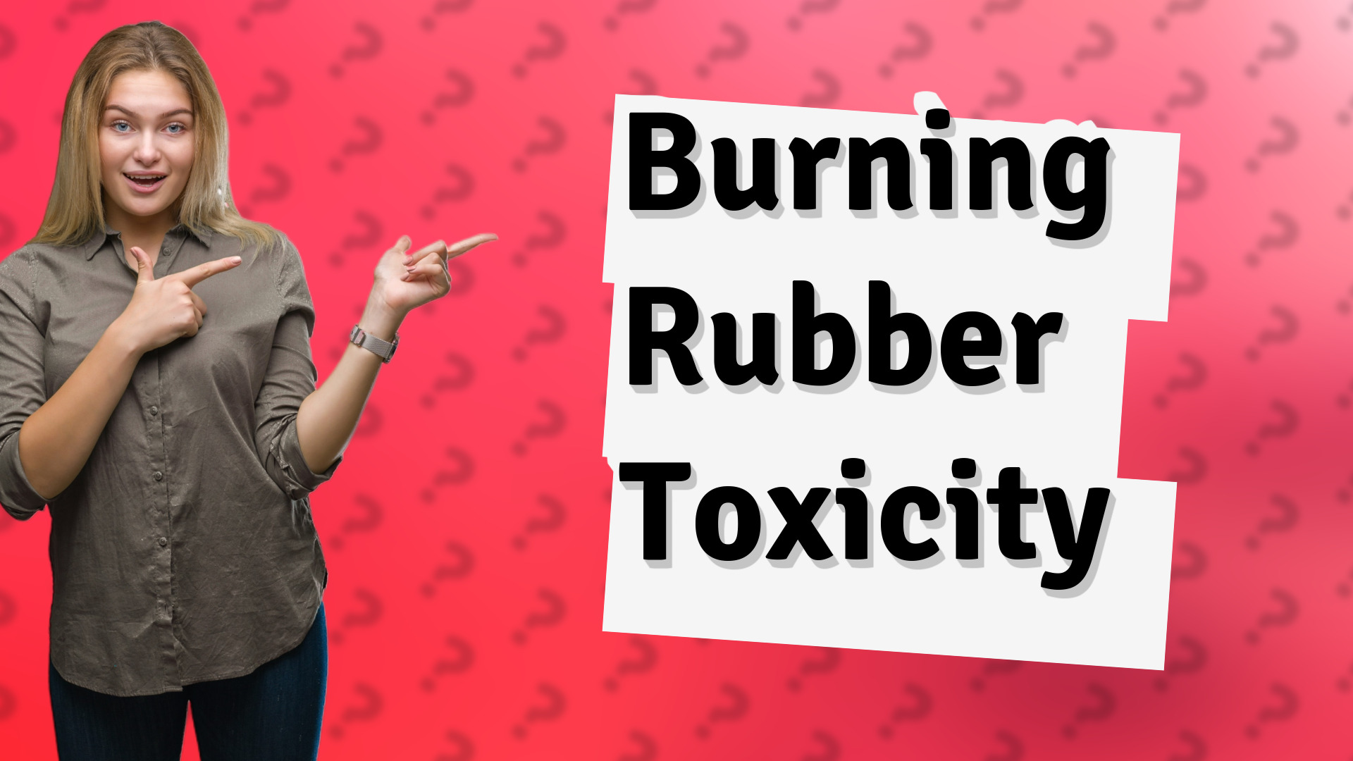 Burning Rubber Toxicity