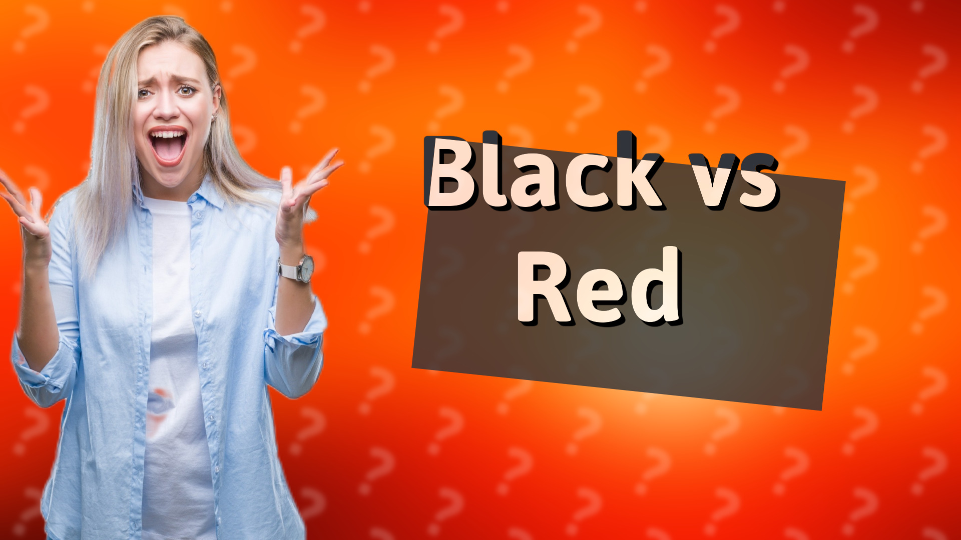 Black vs Red