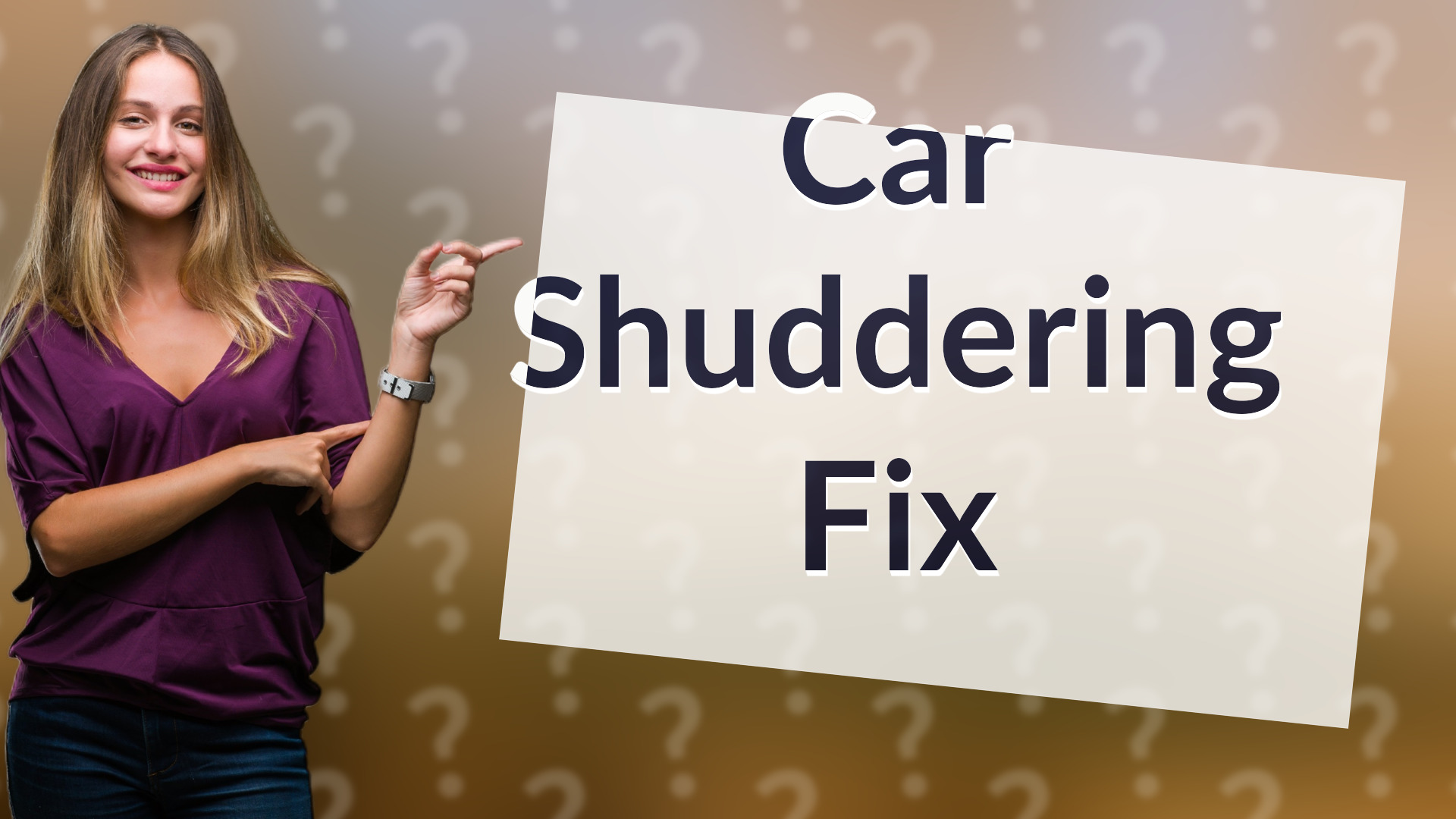 Car Shuddering Fix