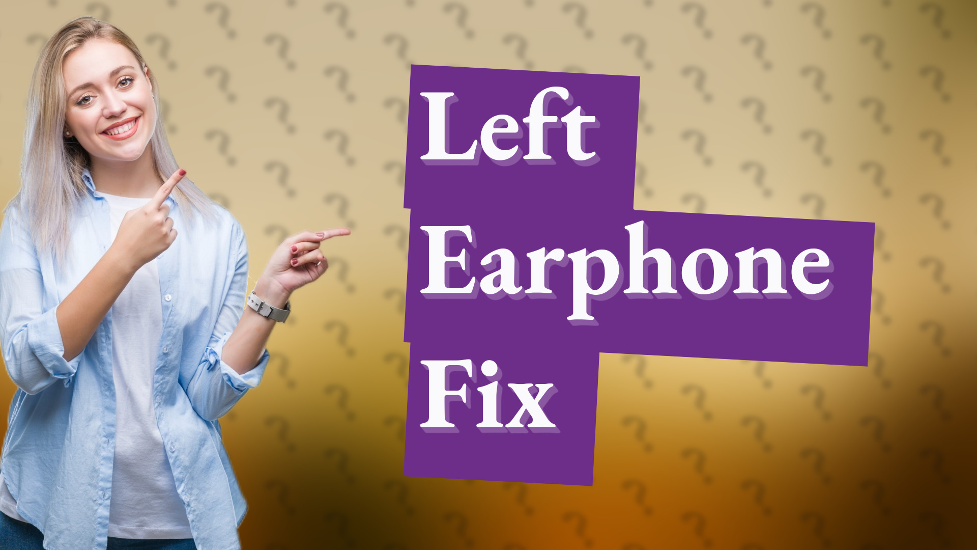 Left Earphone Fix