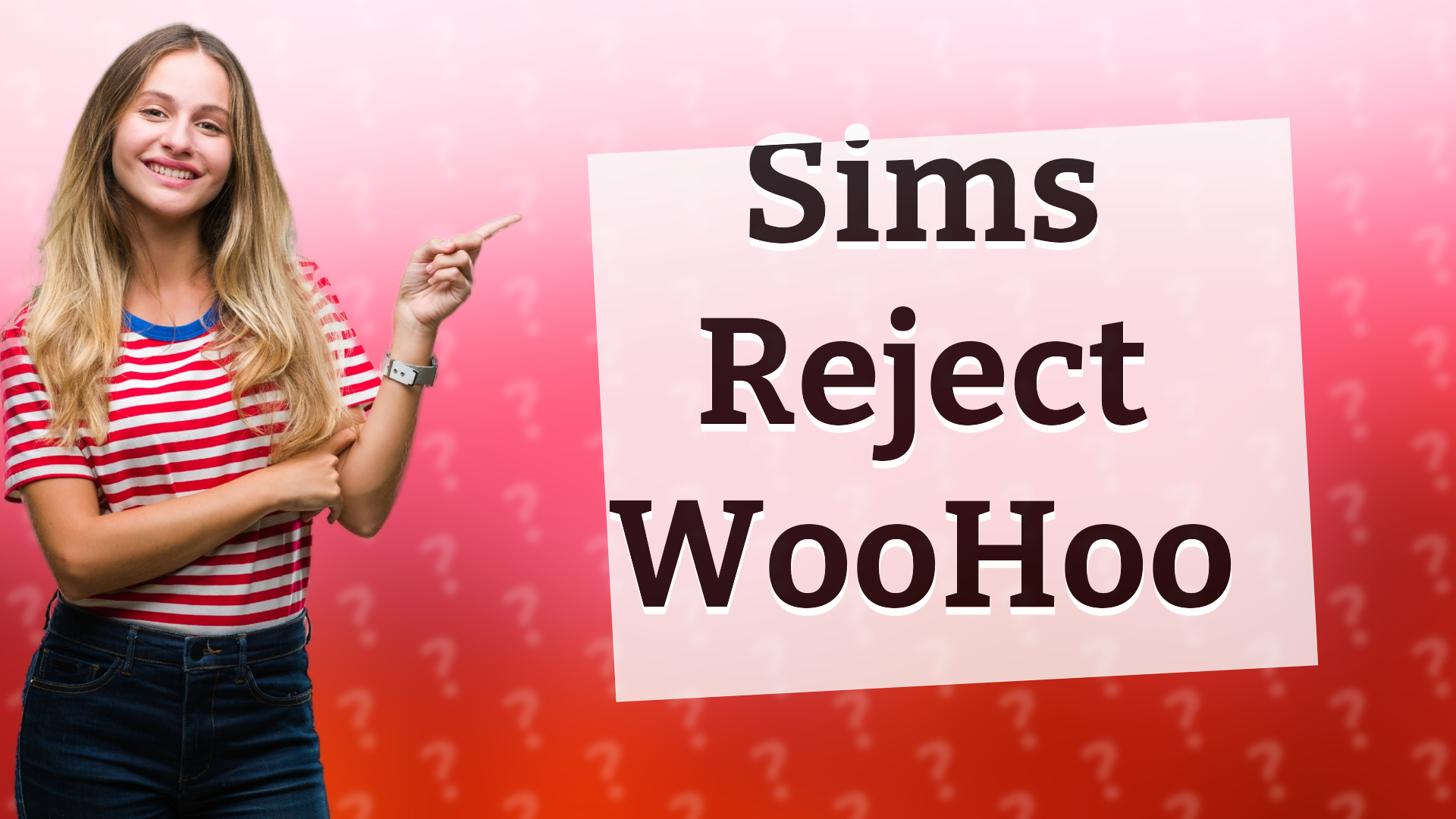 Sims Reject WooHoo