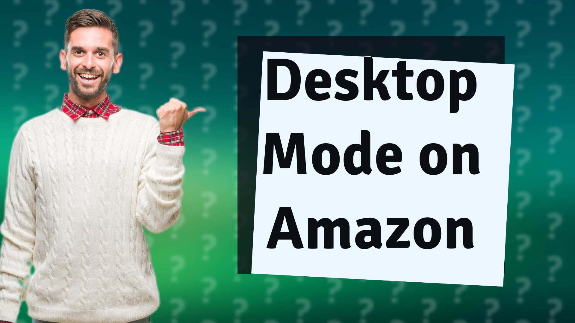Desktop Mode on Amazon