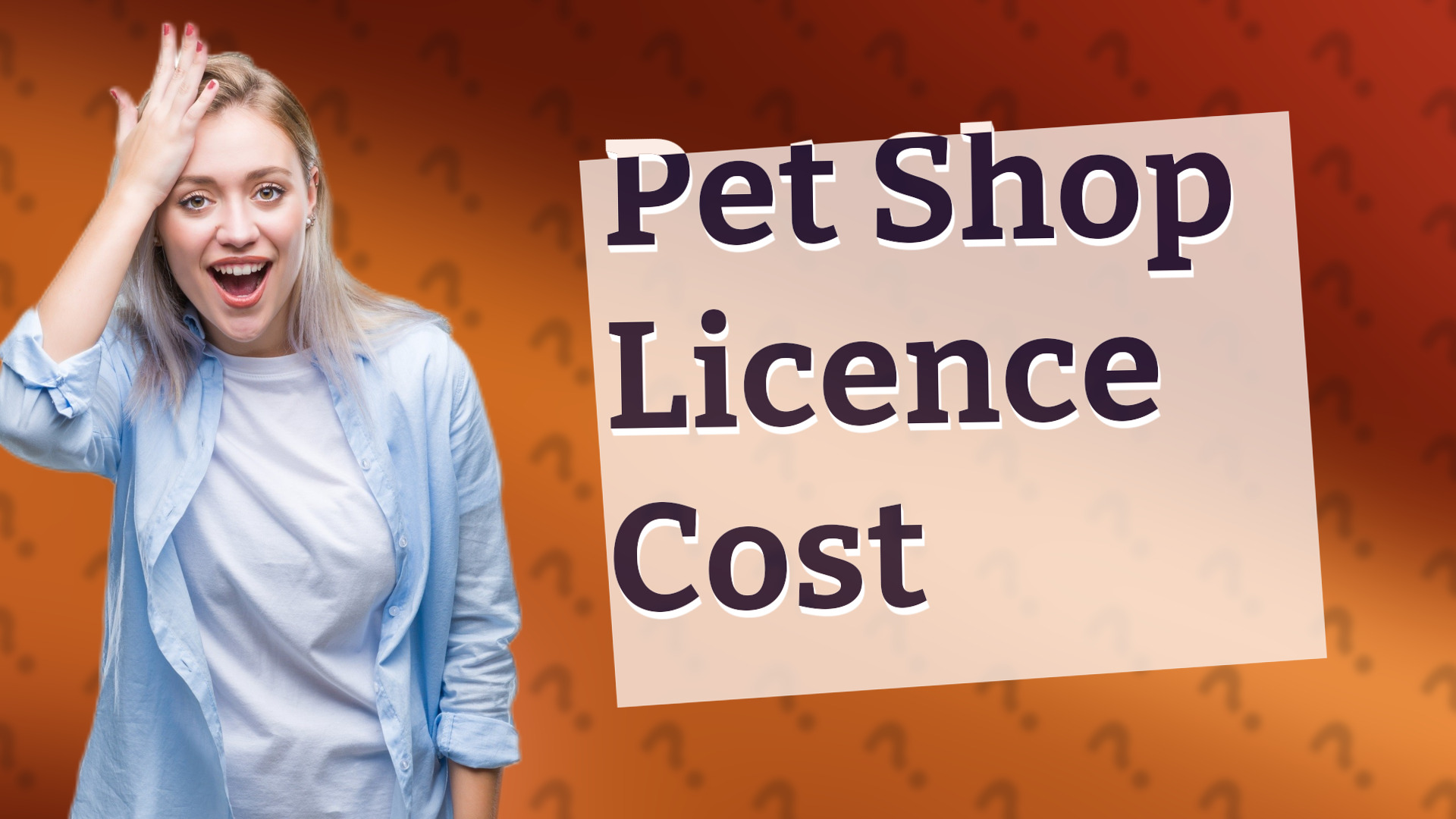 Pet Shop Licence Cost