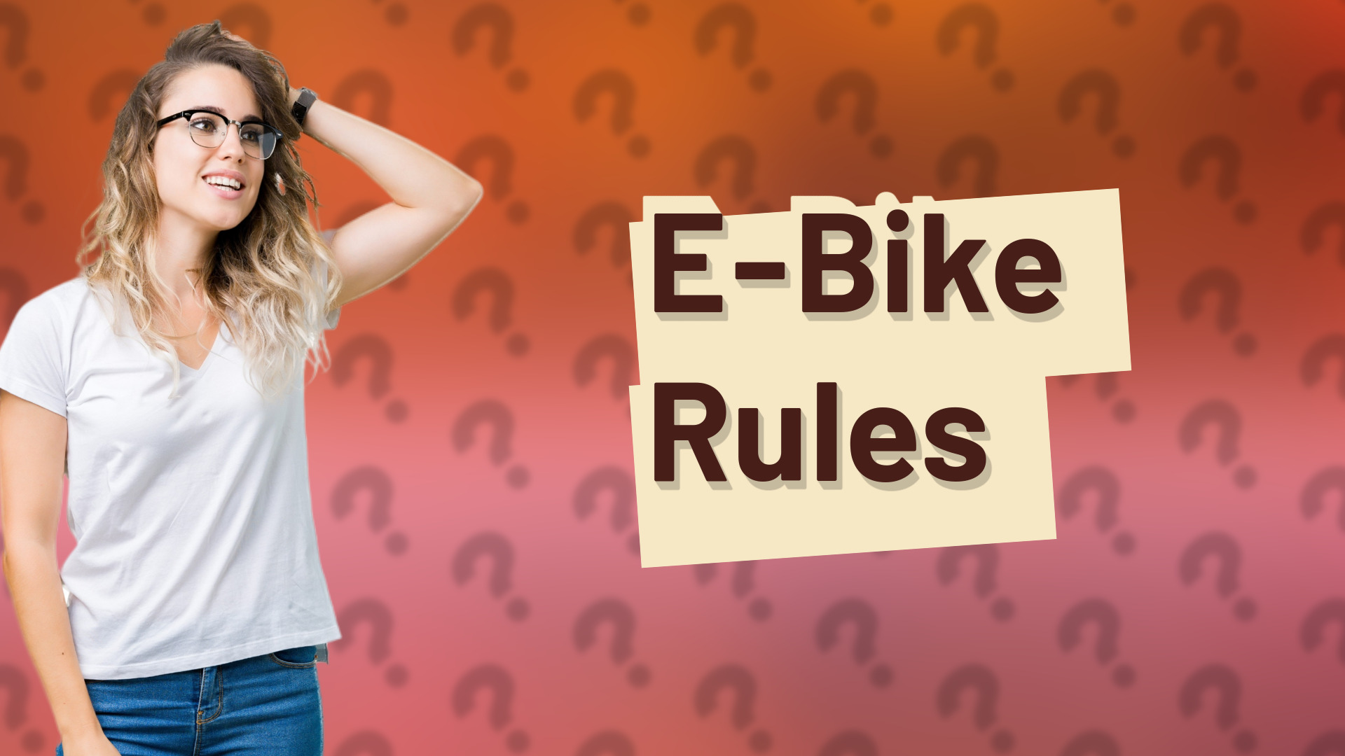 E-Bike Rules