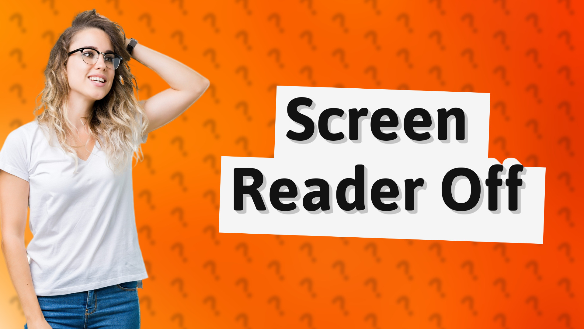 Screen Reader Off