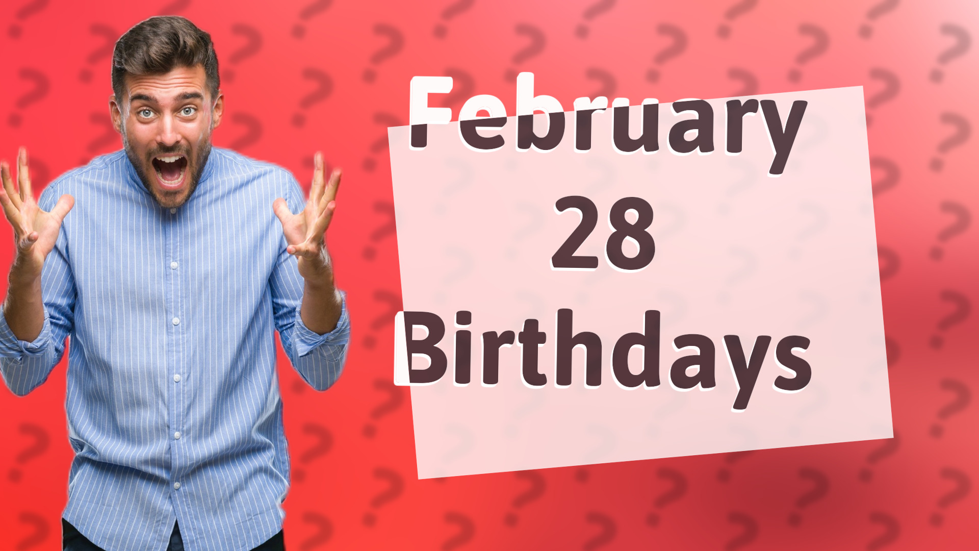 February 28 Birthdays