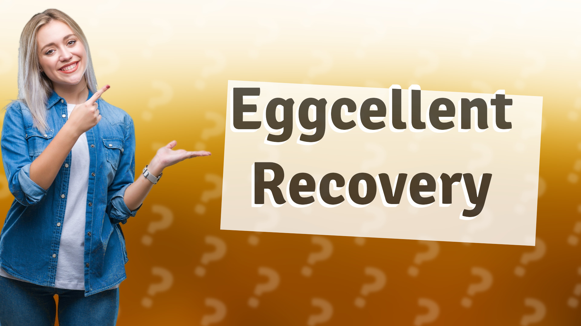 Eggcellent Recovery