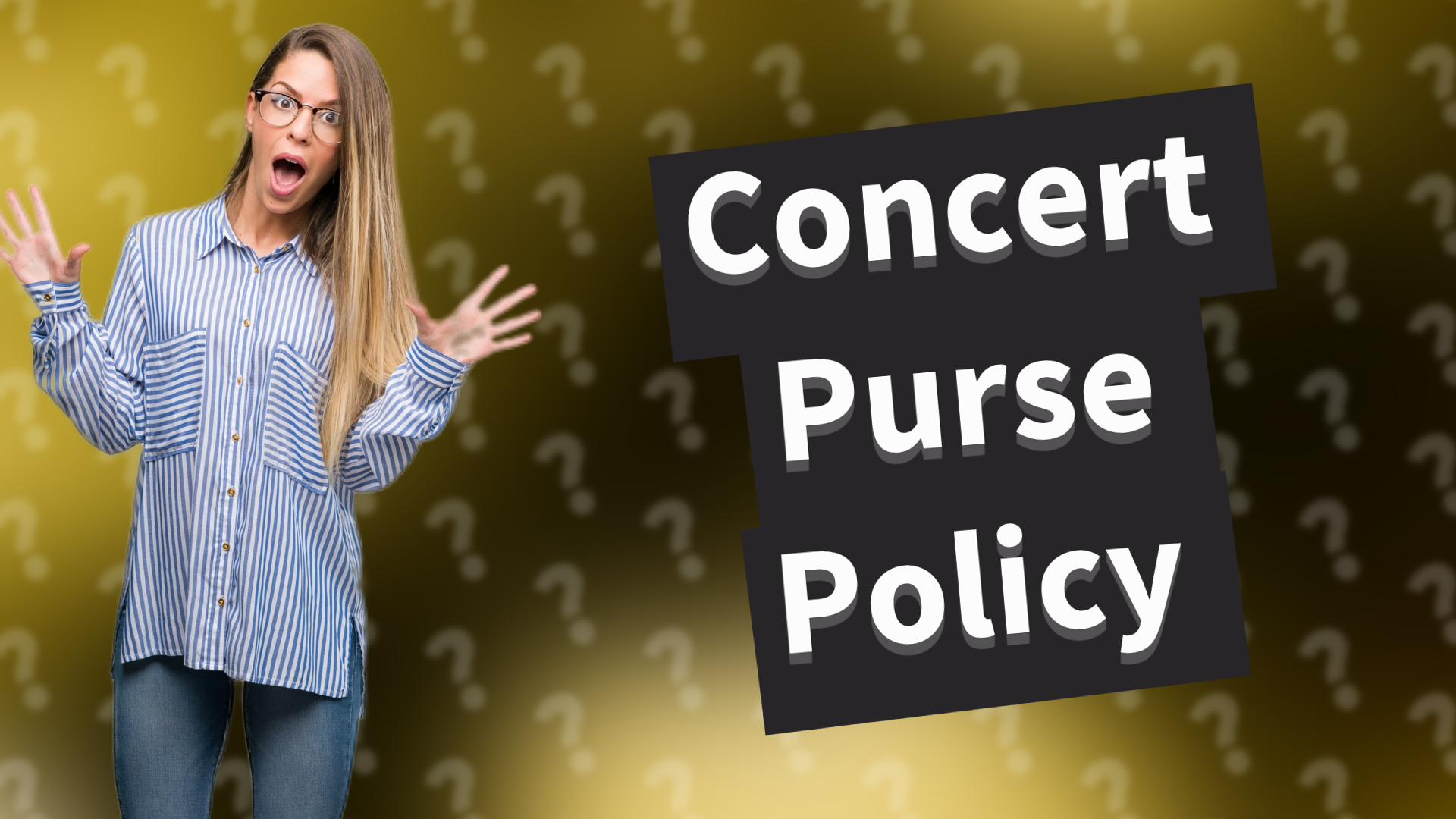 Concert Purse Policy